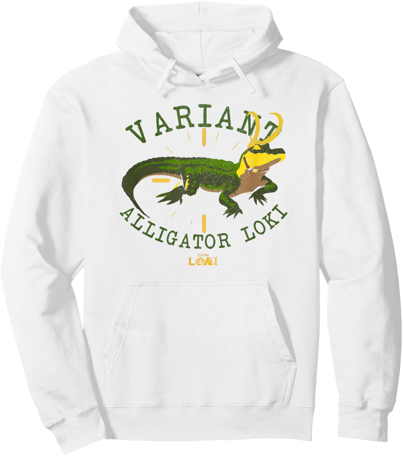 Marvel Loki Alligator Variant Hoodie - Hoodie | White