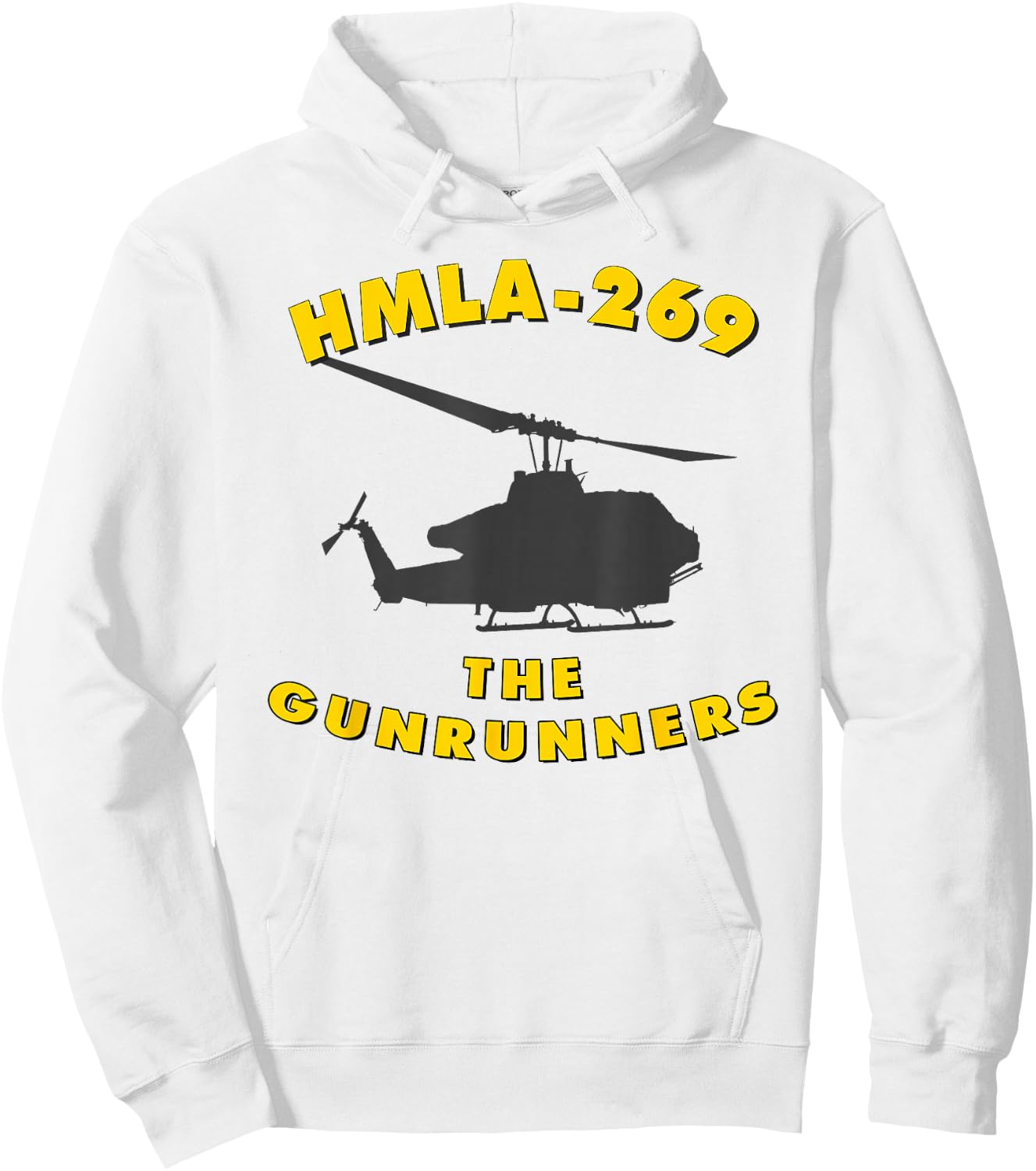 HMLA-269 Gunrunners Helicopter Attack Squadron AH-1W Hoodie - Hoodie | White