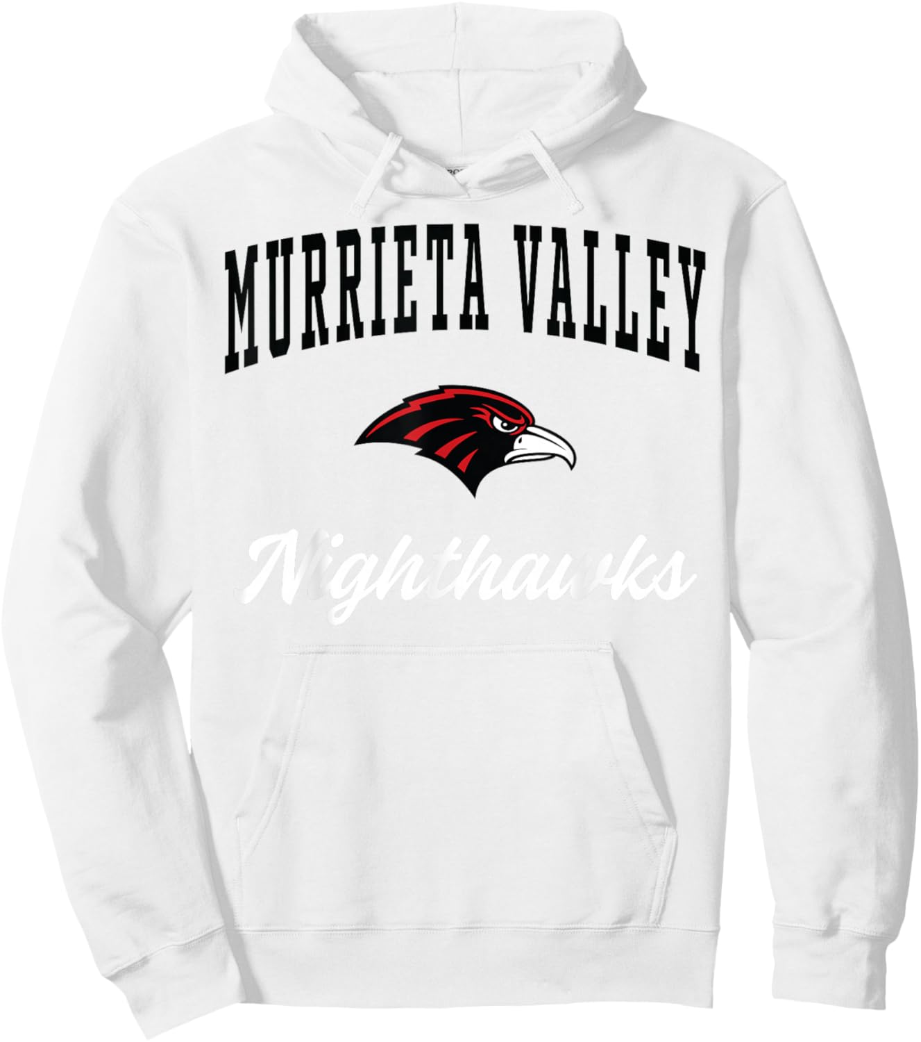 Murrieta Valley High School Nighthawks Hoodie - Hoodie | White