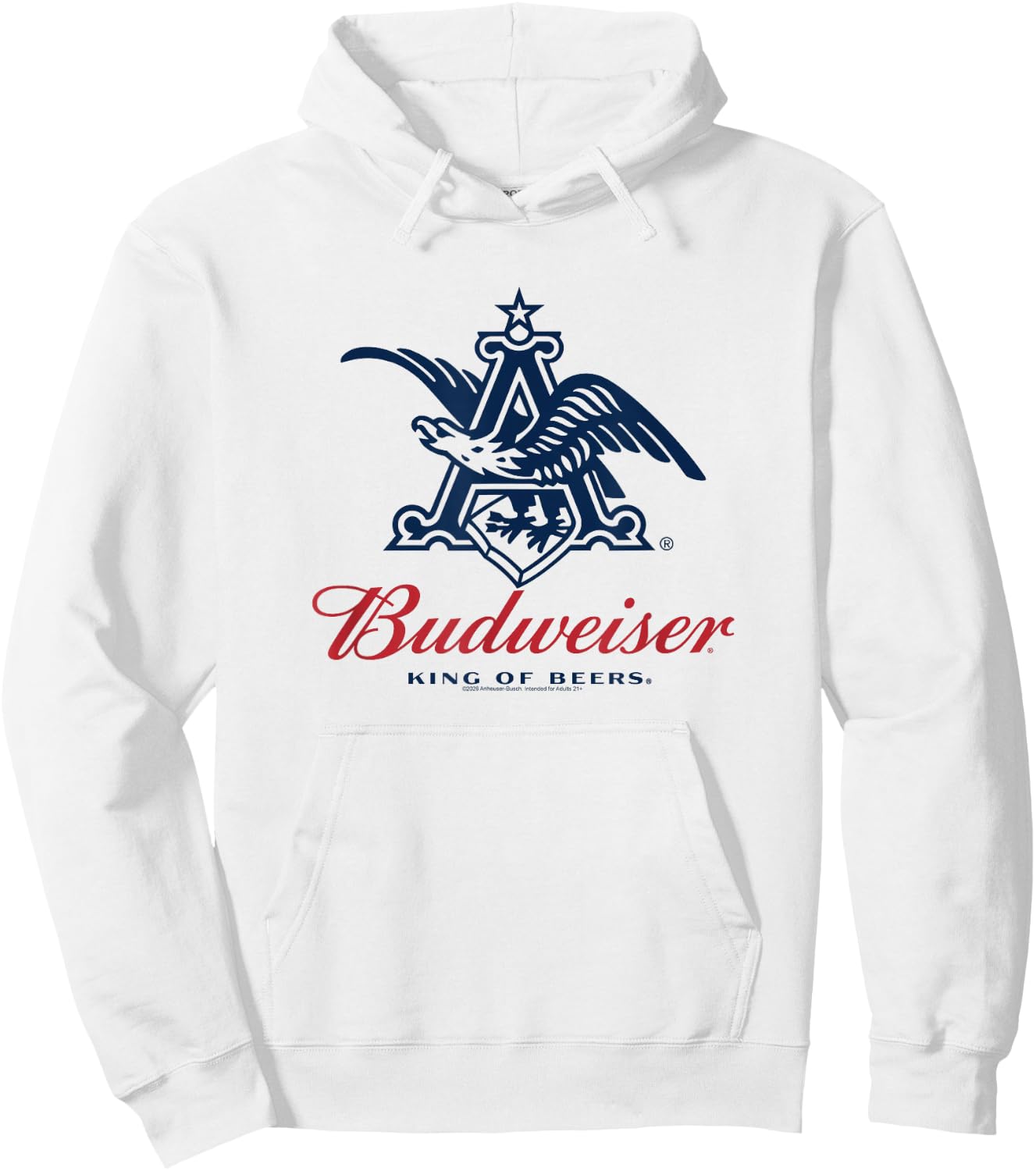 King of Beers Emblem Hoodie - Hoodie | White