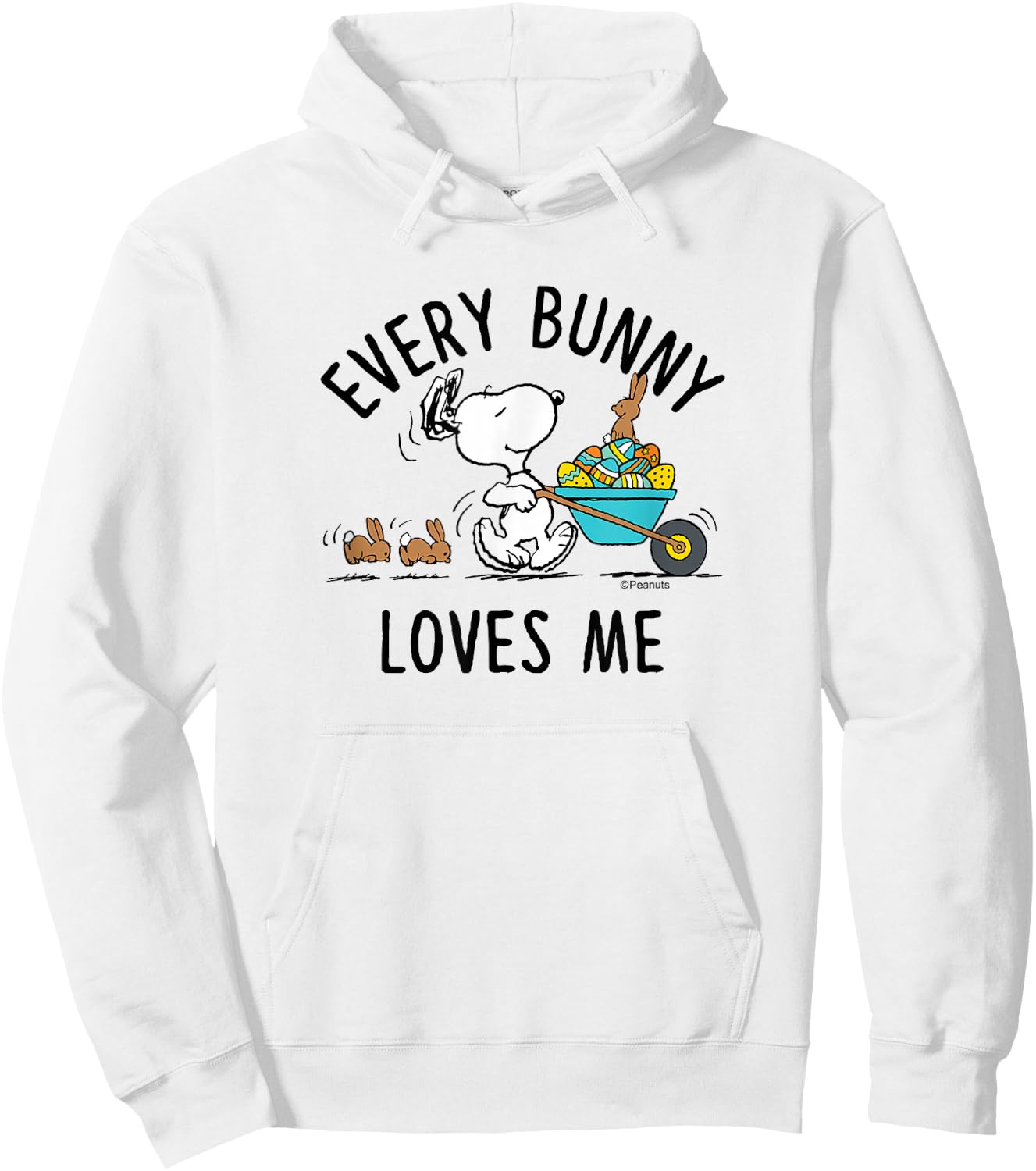 Peanuts - Easter - Every Bunny Loves Me Hoodie - Hoodie | White