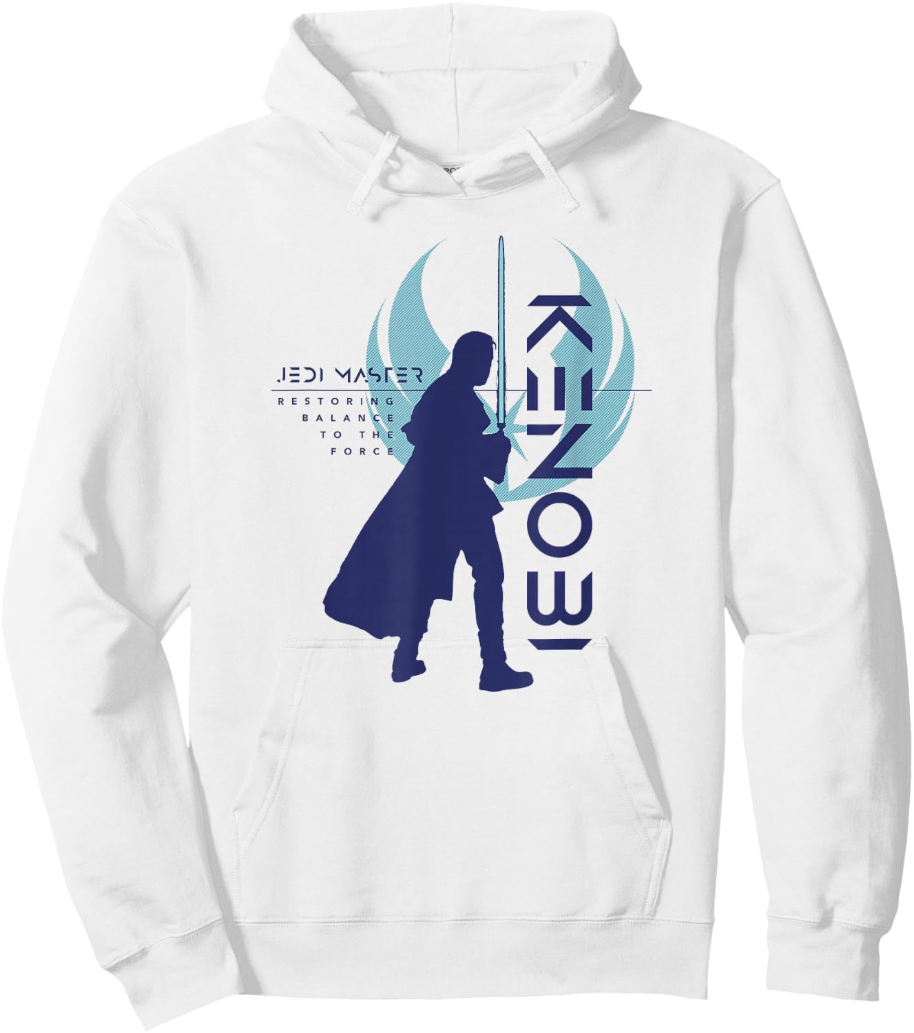 Star Wars Obi-Wan Kenobi Jedi Master Poster Hoodie - Hoodie | White