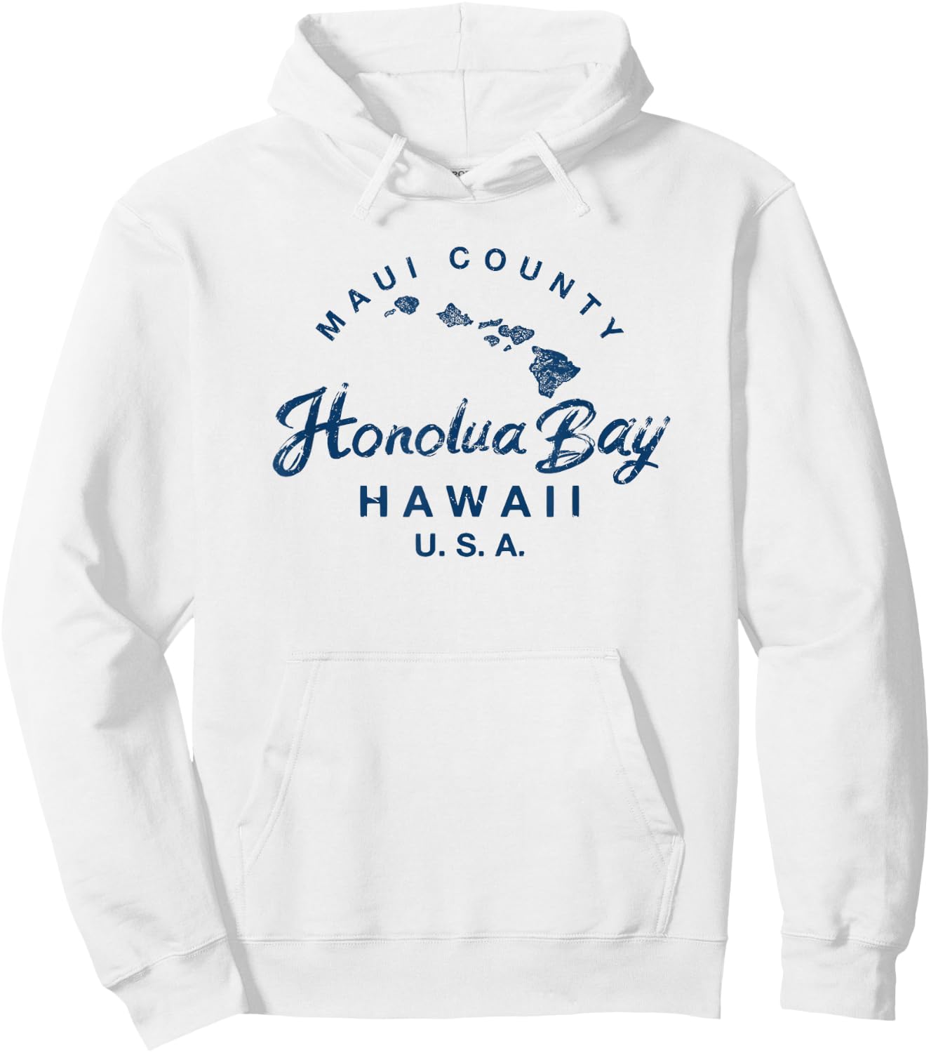 Maui Honolua Bay Hawaii Hawaiian Islands Hoodie - Hoodie | White