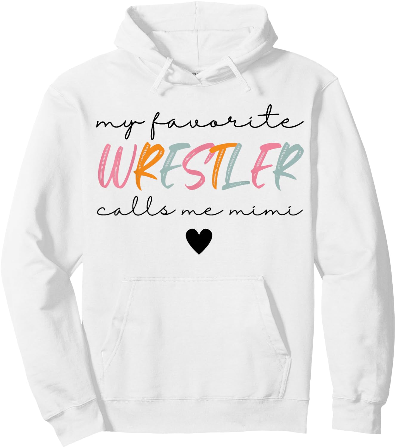 Wrestling Mimi My Favorite Wrestler Calls Me Mimi Women Hoodie - Hoodie | White