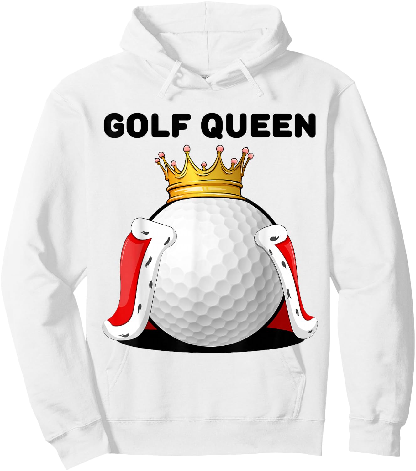 Golf Queen | Golf Player Shirt | Golfer Girls Golf Hoodie - Hoodie | White