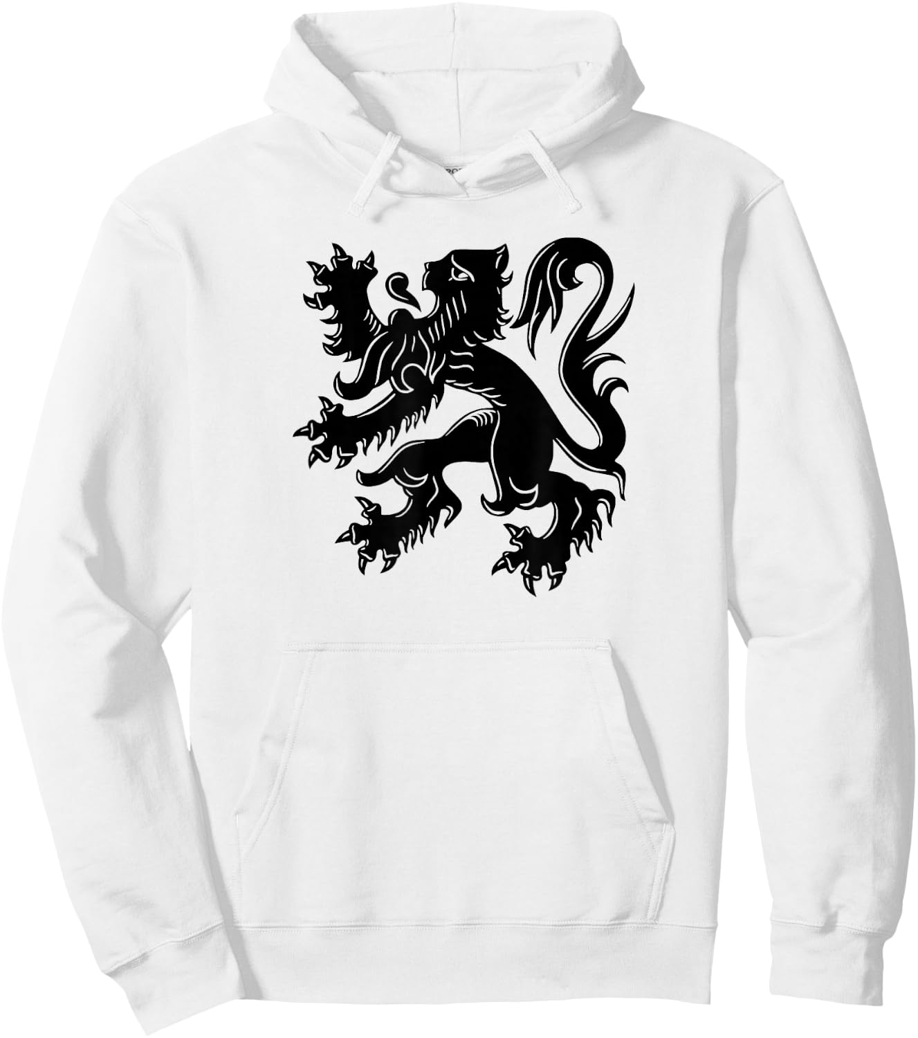 Flanders Belgium Flag Flemish Lion Brussels Hoodie - Hoodie | White