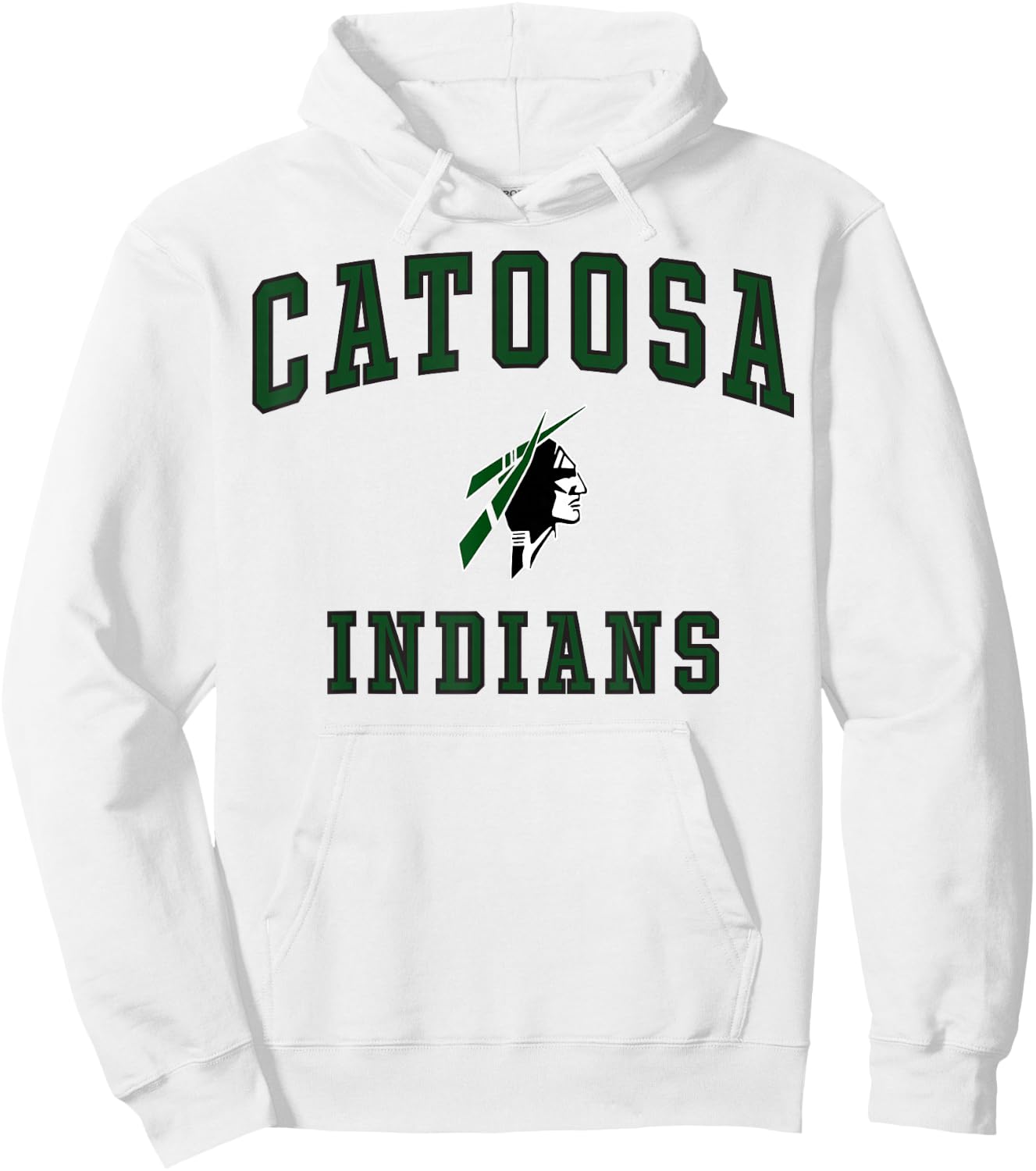 Catoosa High School Indians C1 Hoodie - Hoodie | White