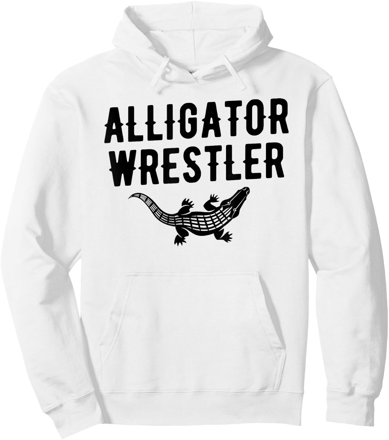 Alligator Wrestler , Gator Wrestling Apparel Hoodie - Hoodie | White