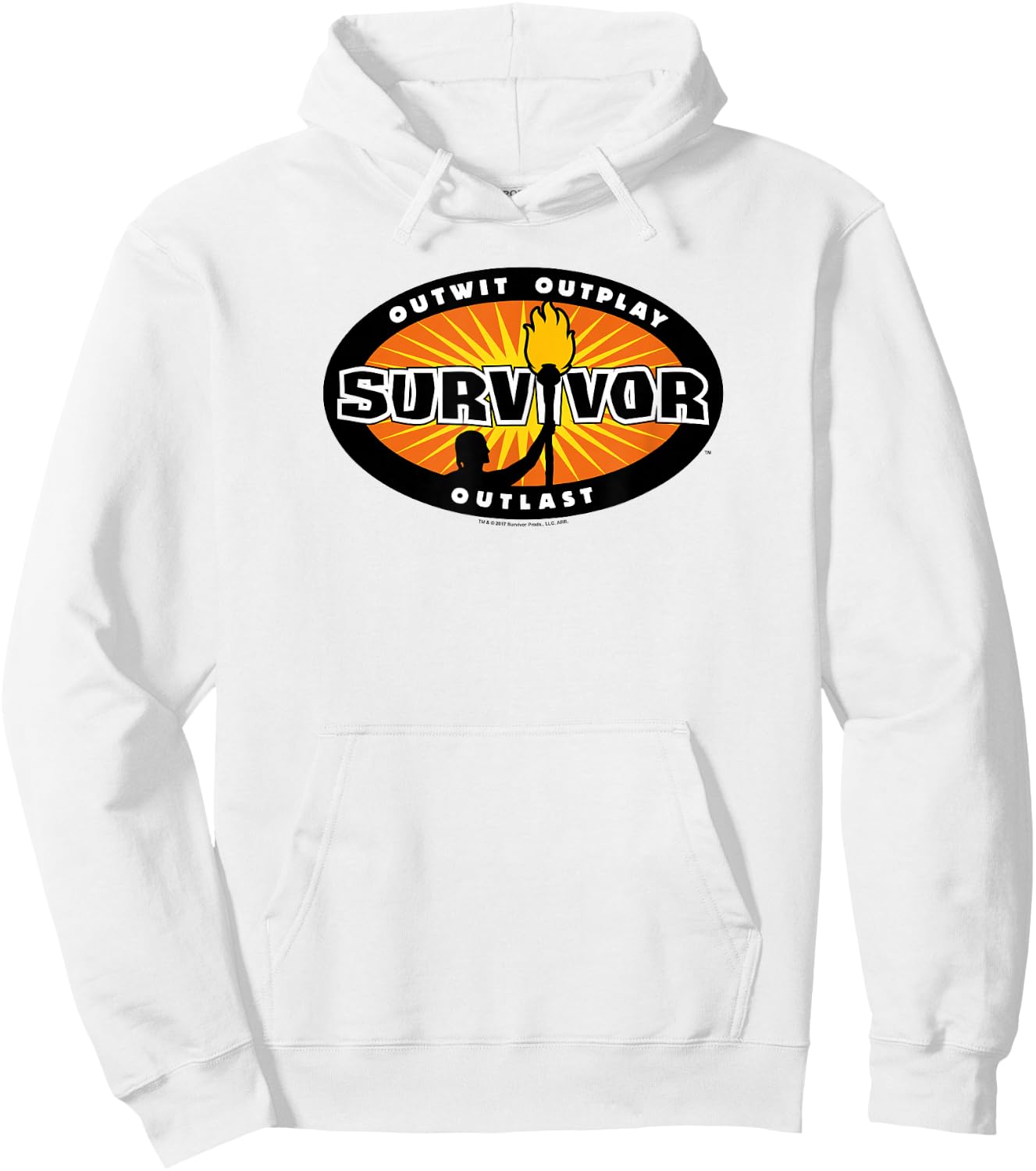 Survivor Gold Burst Hoodie - Hoodie | White
