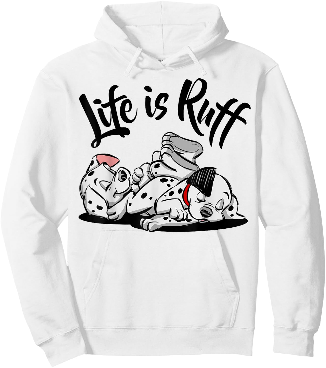 Disney 101 Dalmatians Life Is Ruff Hoodie - Hoodie | White