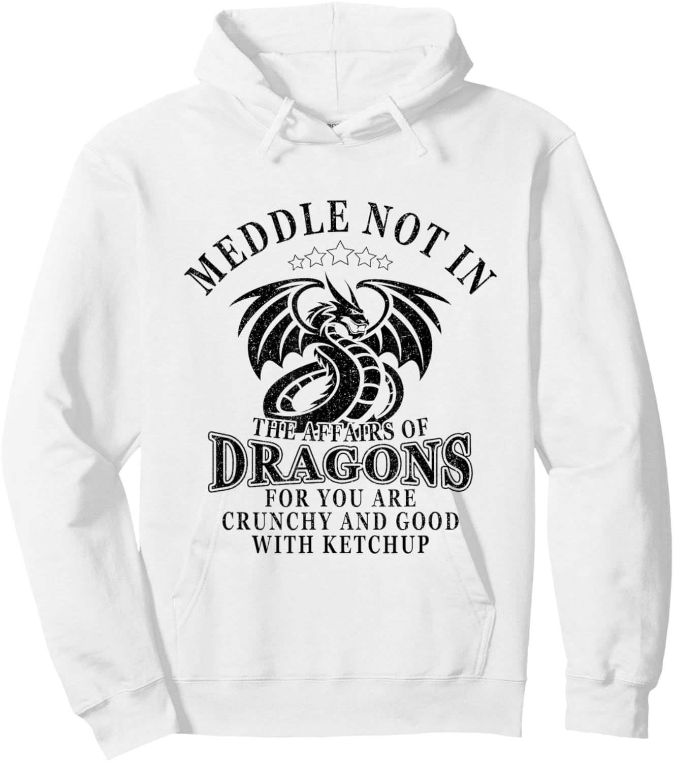 Meddle Not In The Affairs Of Dragons Hoodie - Hoodie | White