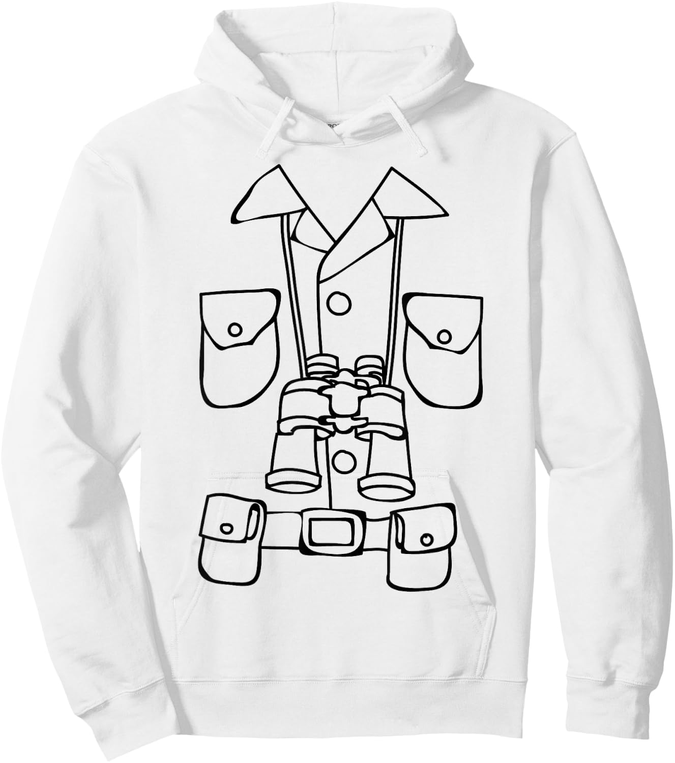 Green Army Man Easy Halloween Costume Plastic Toy Soldiers Hoodie - Hoodie | White