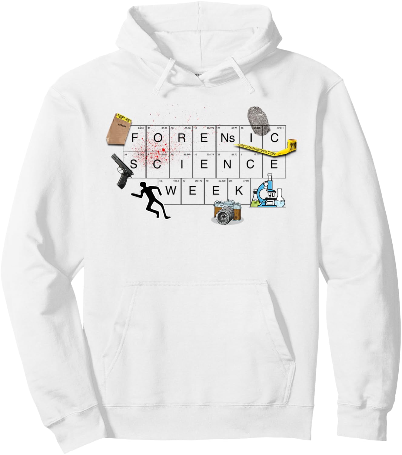 Forensic Science Week Hoodie - Hoodie | White