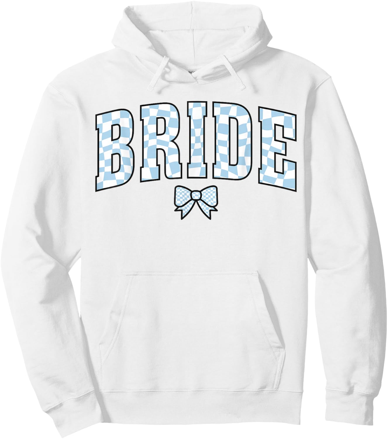Bride Coquette Bow Engagement Future Mrs Bridal Bachelorette Hoodie - Hoodie | White
