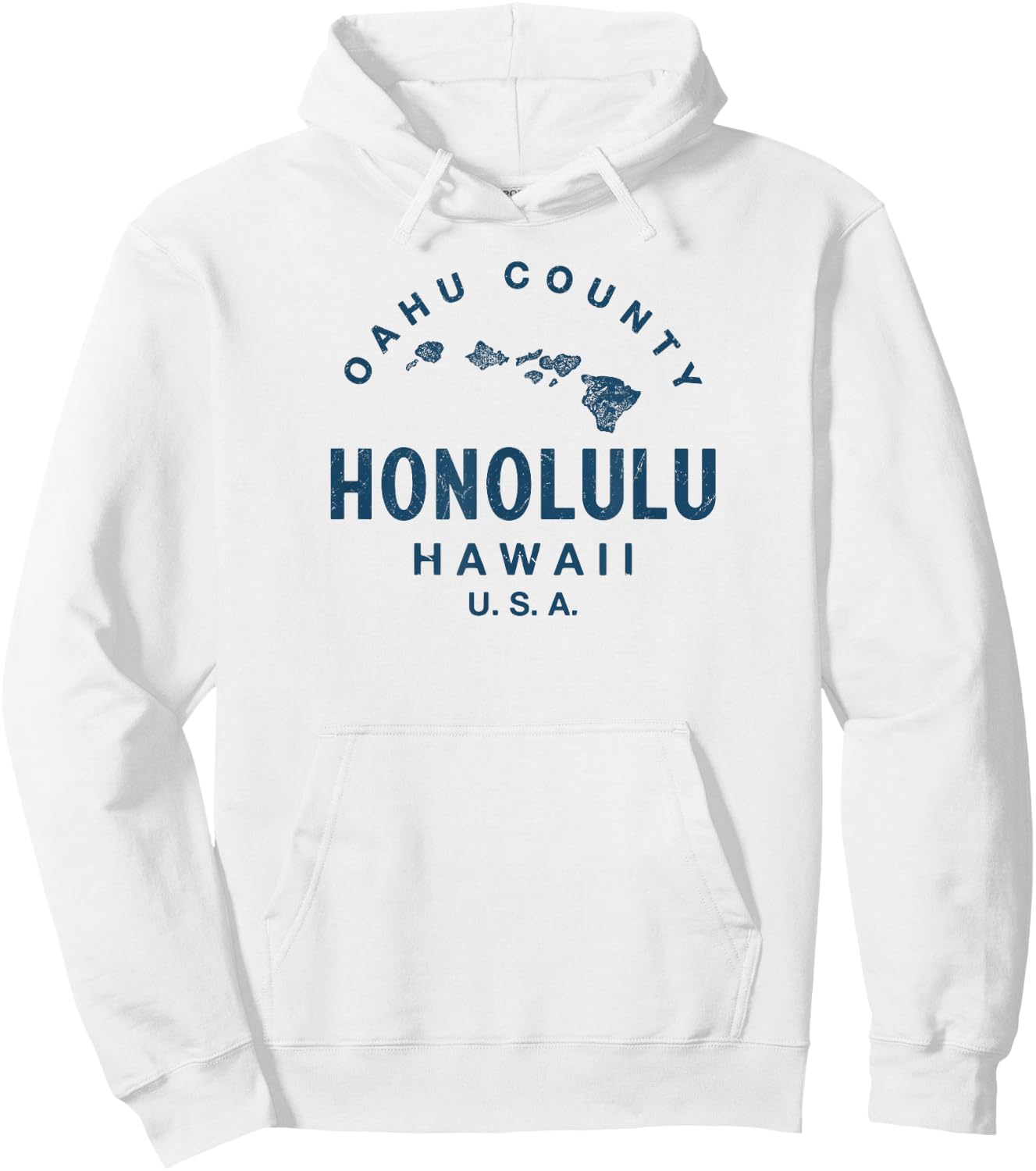 Hawaii Honolulu Hawaiian Islands Hoodie - Hoodie | White