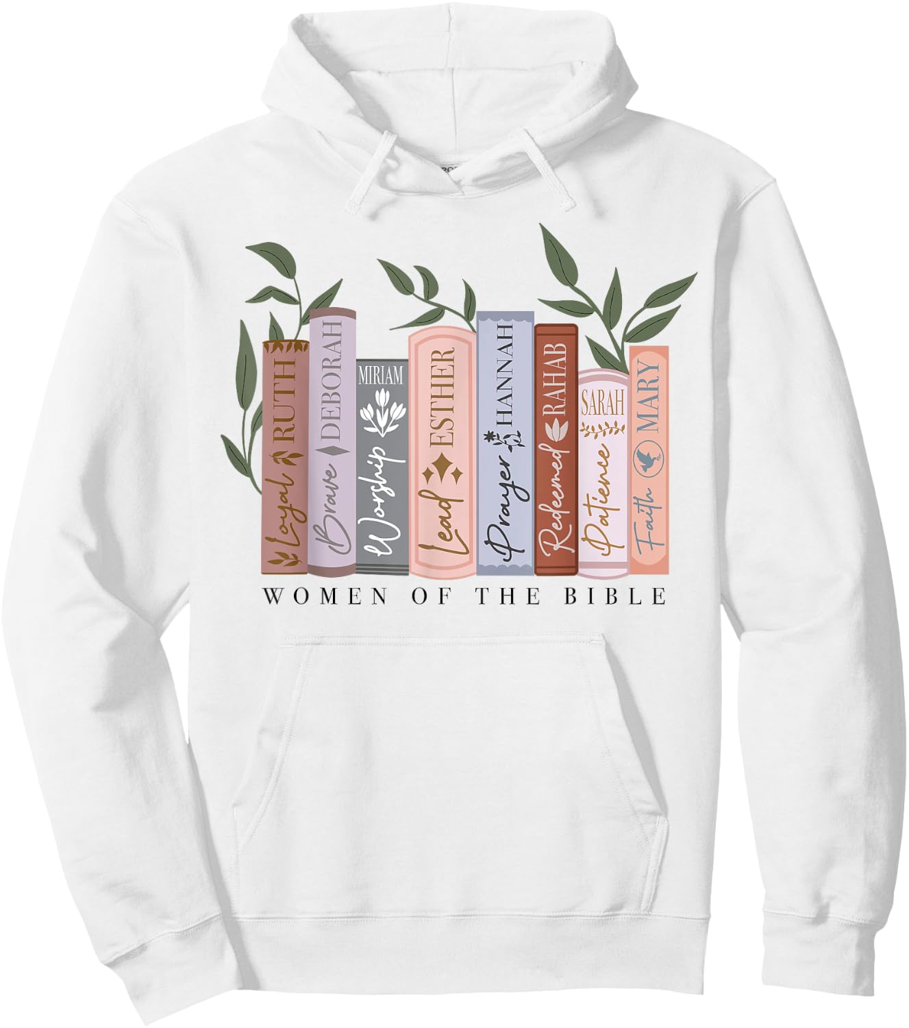Women Of The Bible Funny Book Lover Hoodie - Hoodie | White