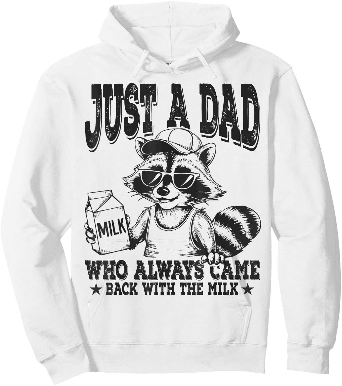 With the Milk Fathers Day Hoodie - Hoodie | White