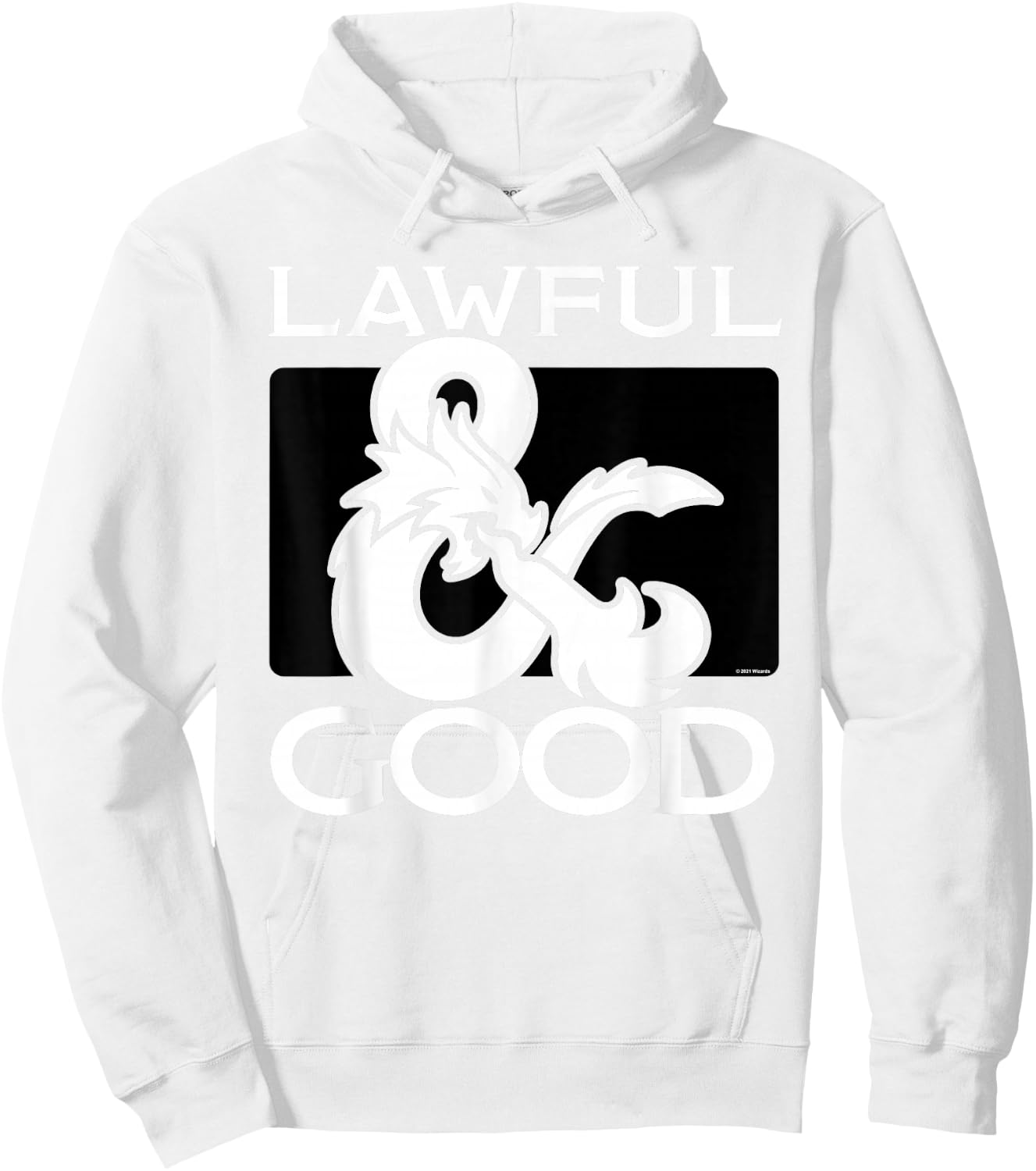 Dungeons & Dragons Lawful & Good Hoodie - Hoodie | White
