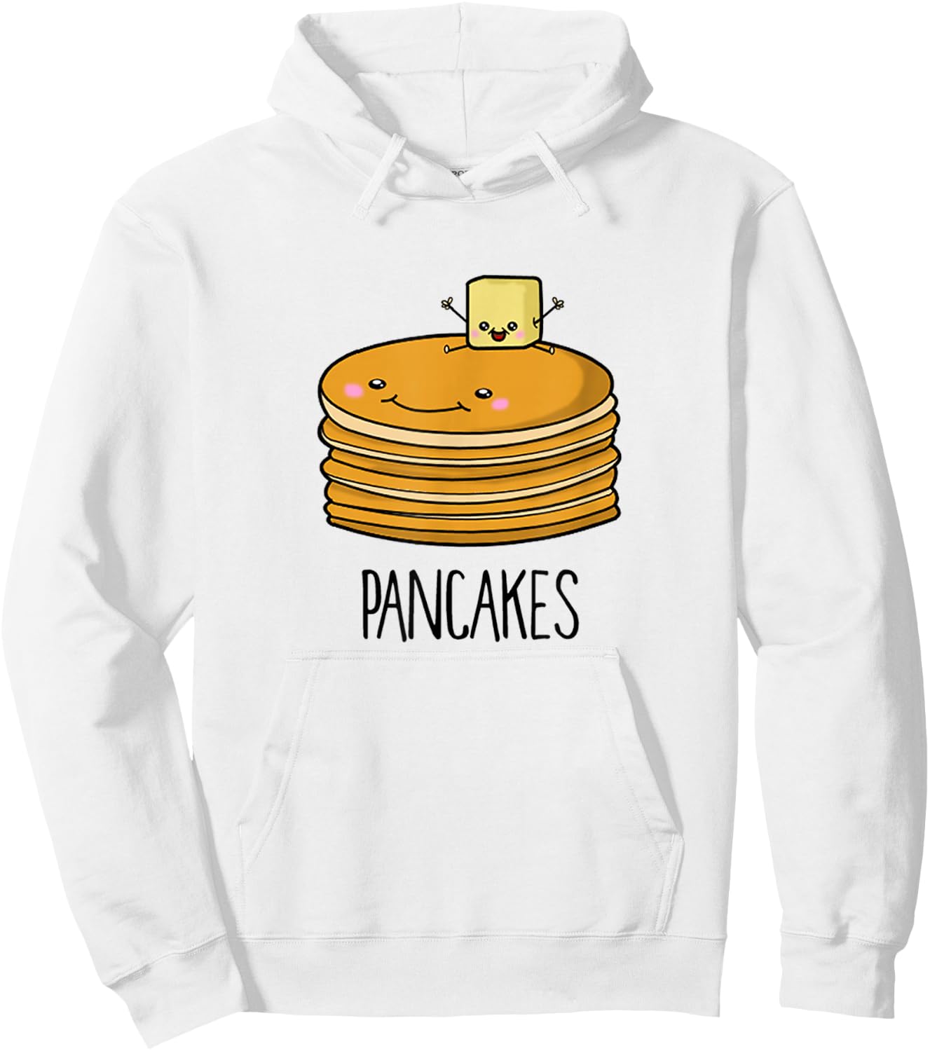Pancakes and Syrup Cute Kawaii Cute BFF Shirts Hoodie - Hoodie | White