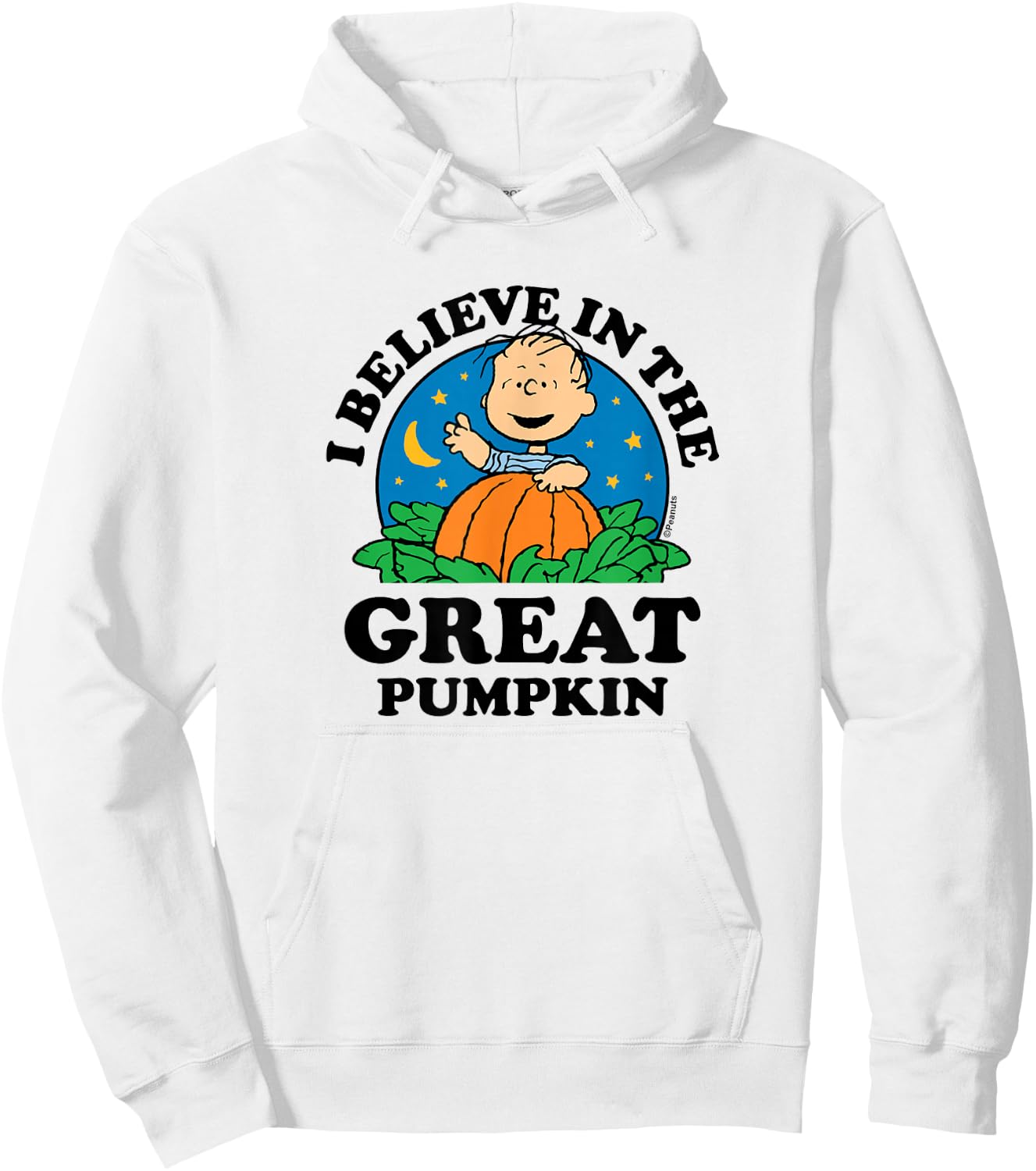 Peanuts - Halloween - I Believe in The Great Pumpkin Hoodie - Hoodie | White