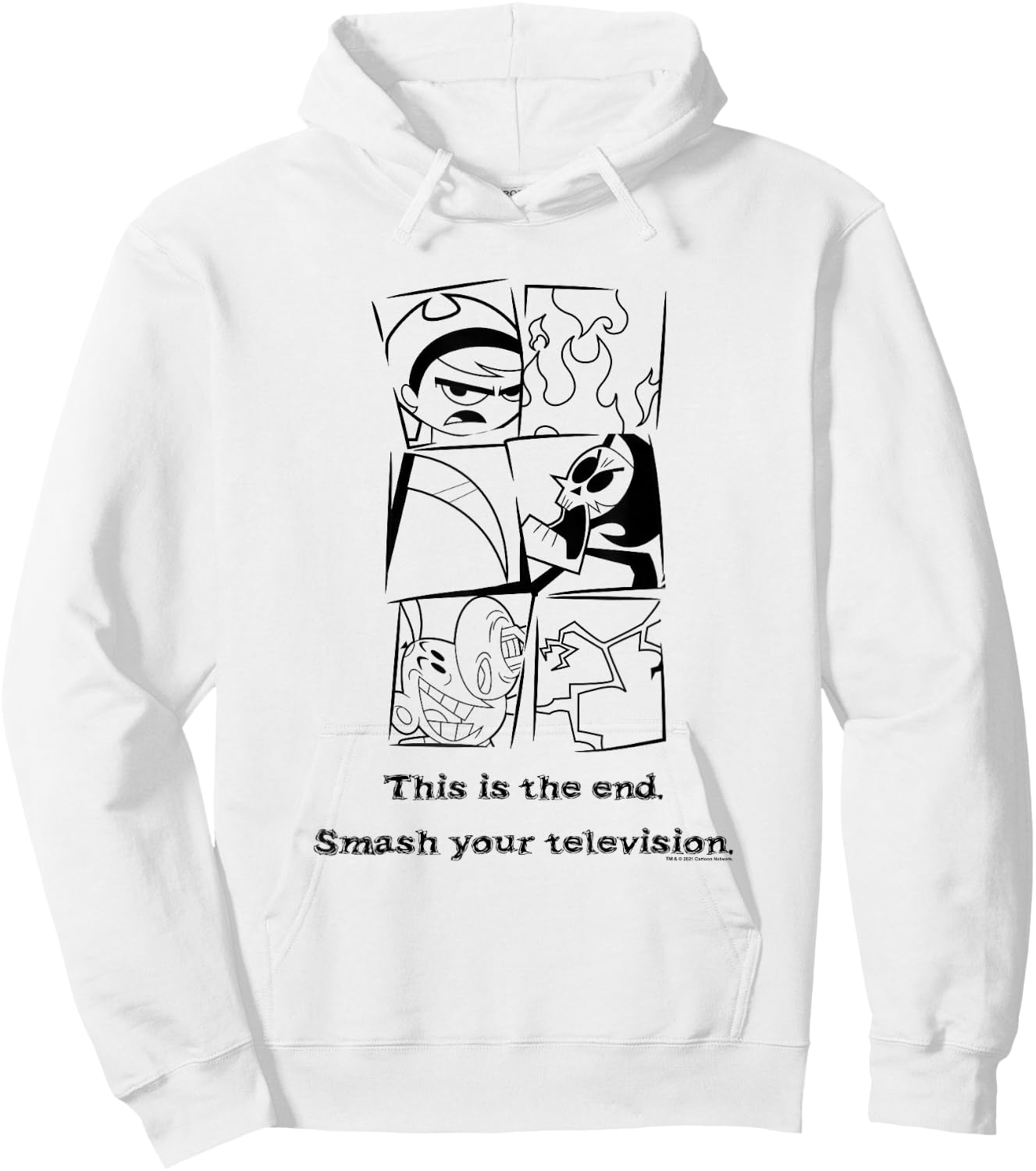 The Grim Adventures of Billy & Mandy This Is The End Hoodie - Hoodie | White