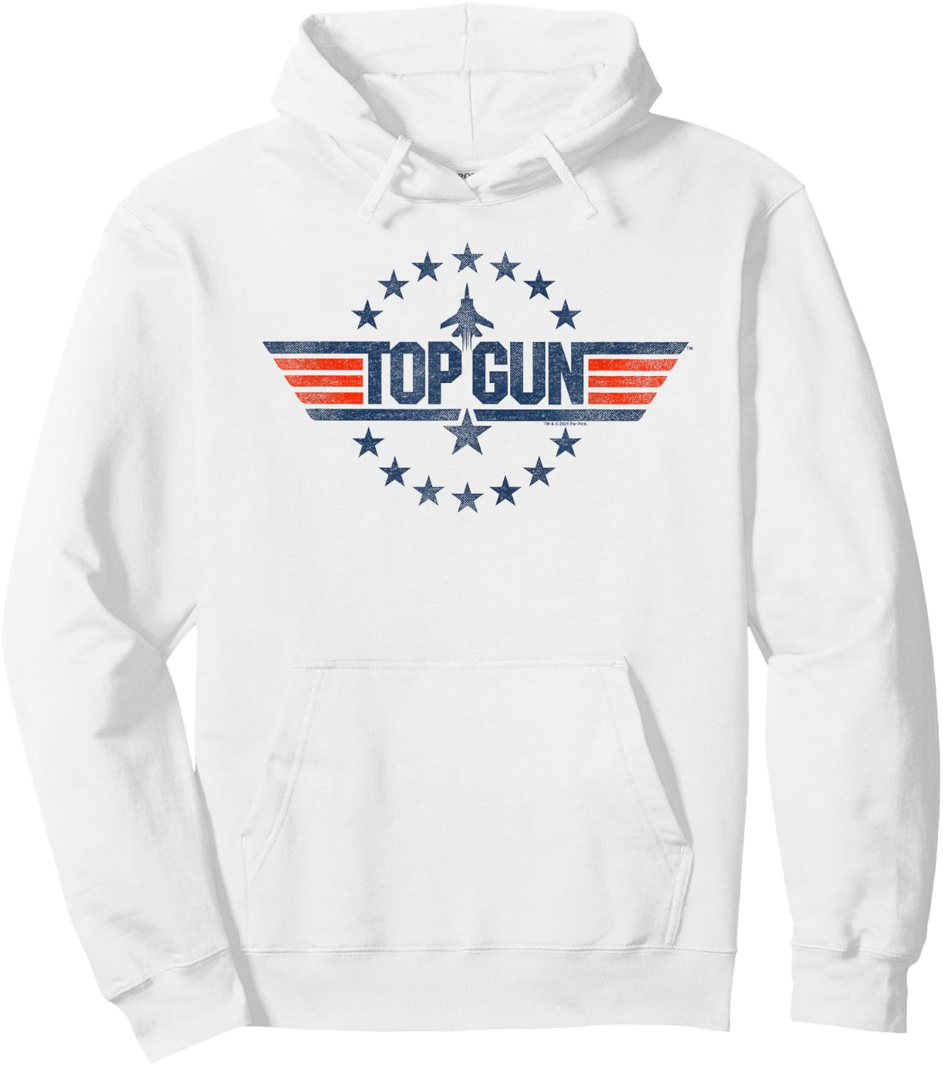 Top Gun Star Logo Hoodie - Hoodie | White