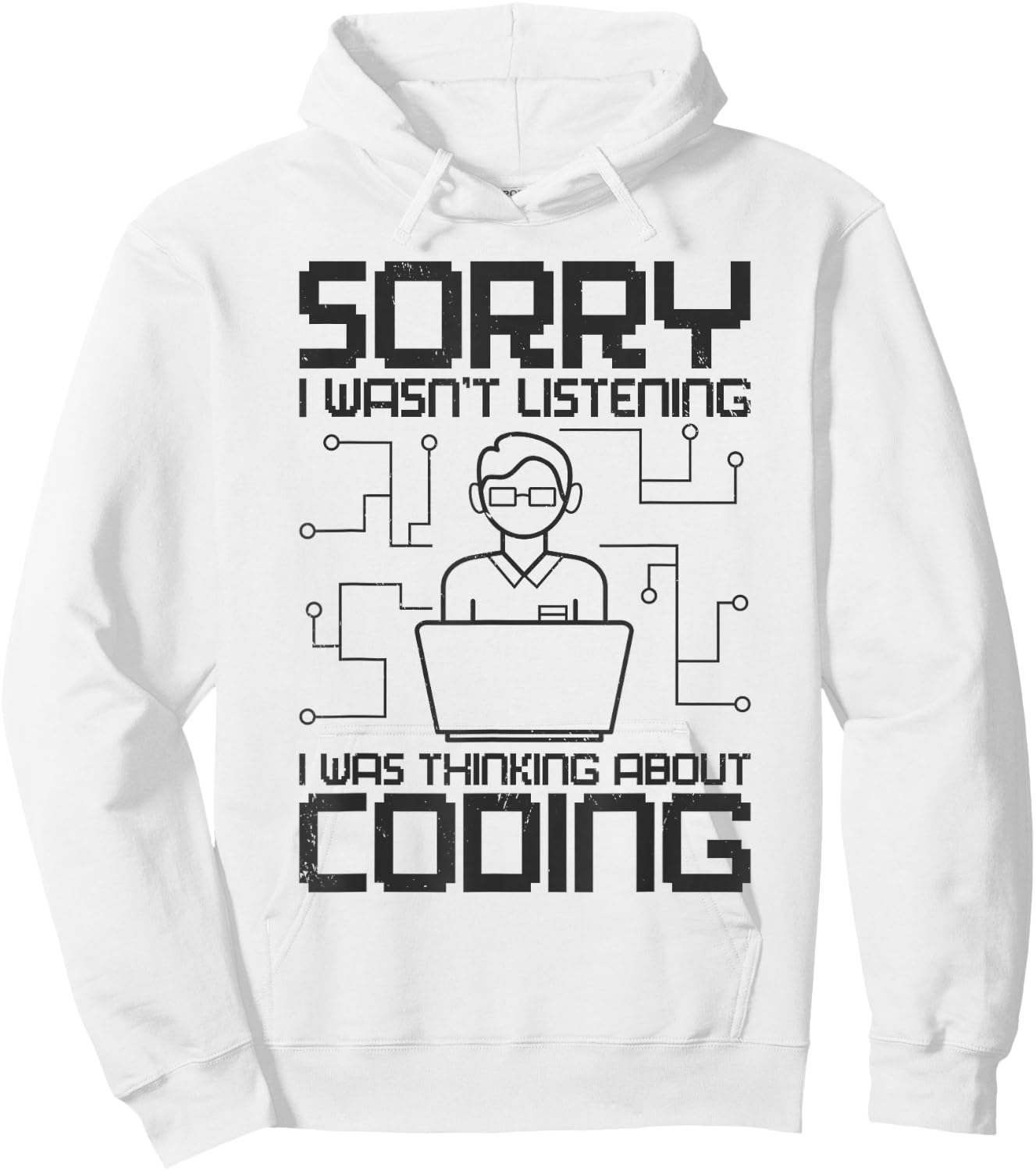 Programmer Coder Software Web Developer Coding Computer Hoodie - Hoodie | White