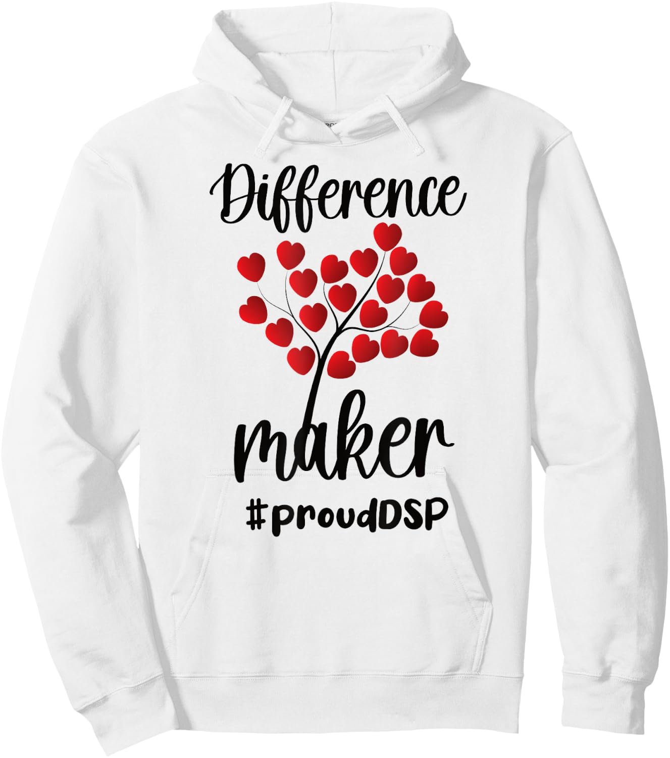 DSP Difference Maker Direct Support Professional DSP Nurse Hoodie - Hoodie | White