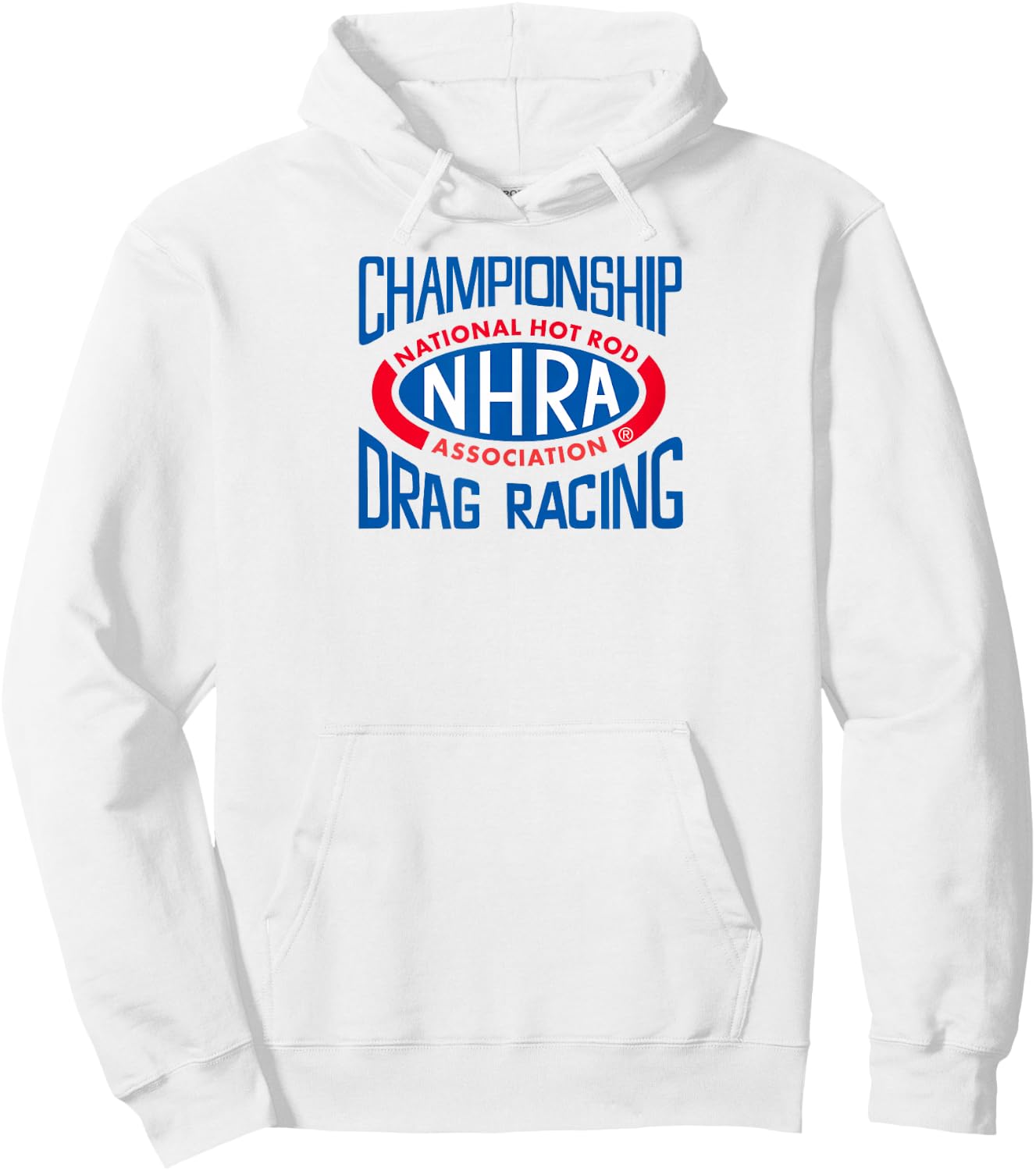 Championship Drag Racing NHRA Logo Small Hoodie - Hoodie | White