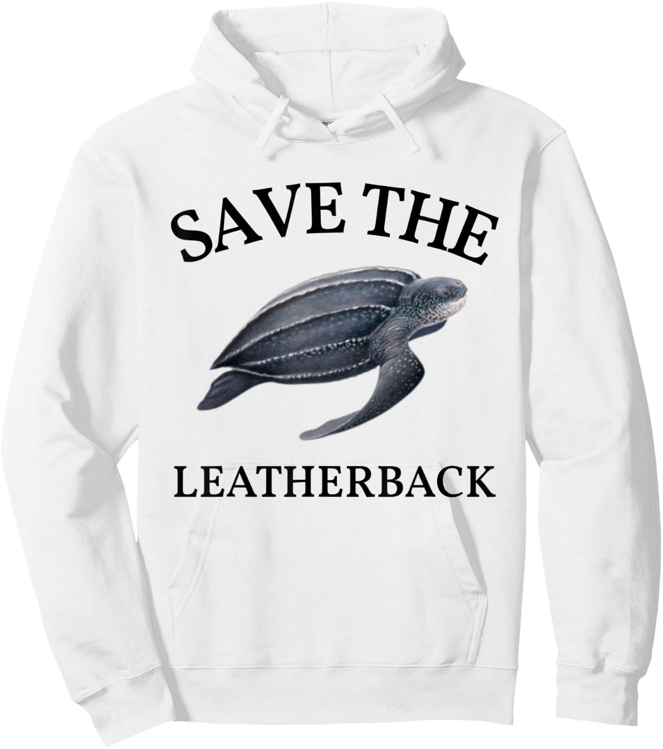 Leatherback Sea Turtle Endangered Species Turtle Hoodie - Hoodie | White