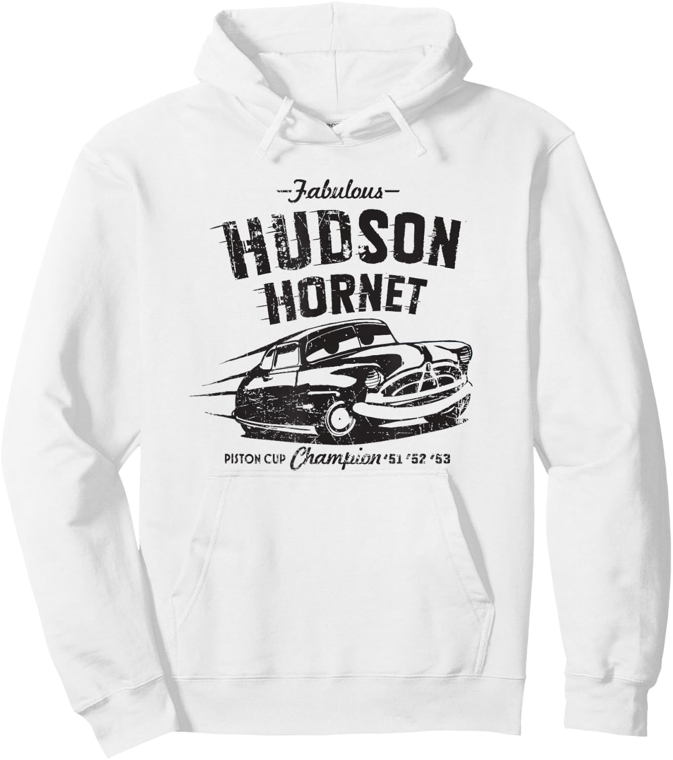 Disney and Pixar’s Cars Hudson Hornet Piston Cup Champion Hoodie - Hoodie | White