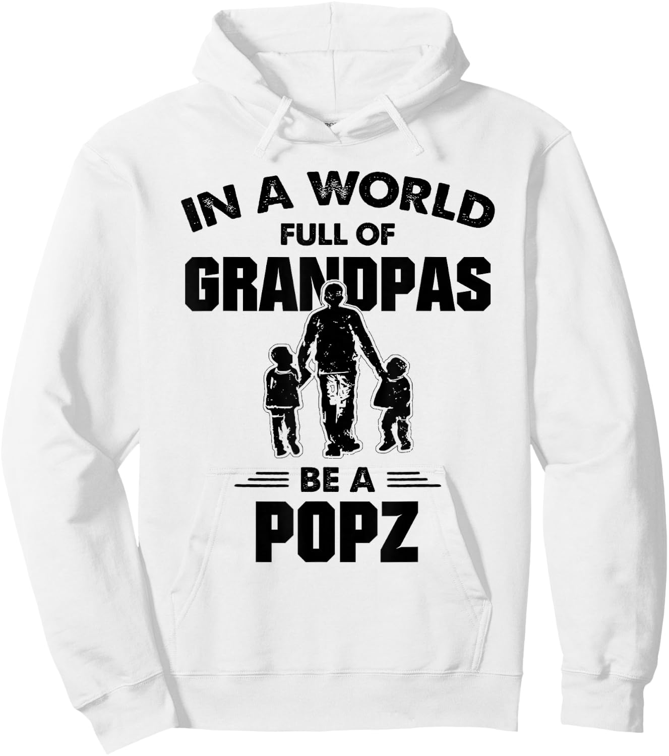 Popz: In A World Full Of Be Hoodie - Hoodie | White