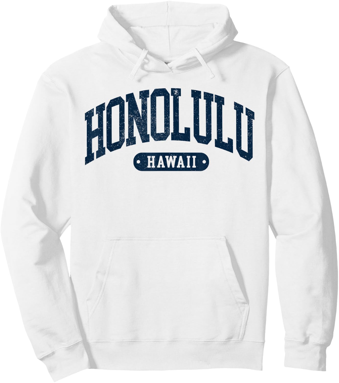 Vintage Honolulu Hawaii Oahu Souvenir Kids Hoodie - Hoodie | White