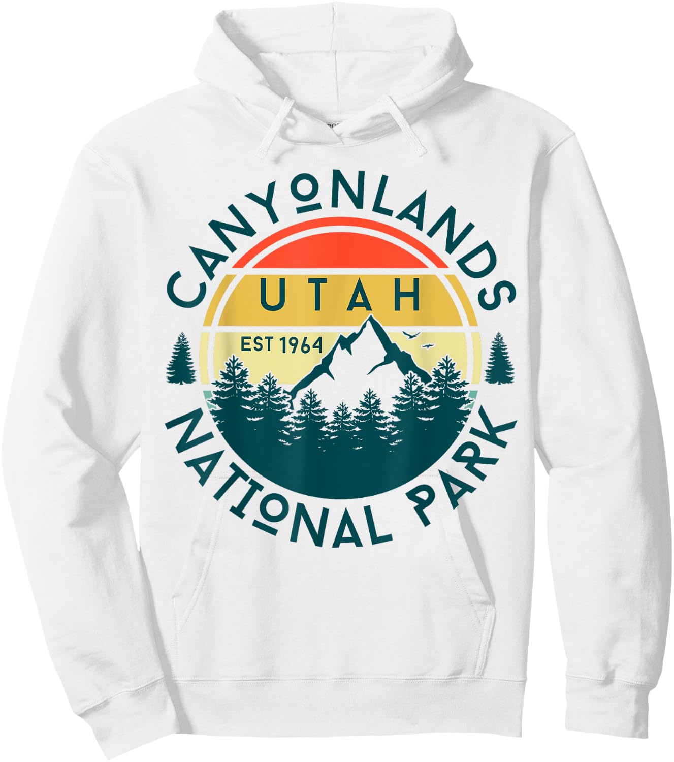 Canyonlands National Park Utah Hiking Nature Outdoors Hoodie - Hoodie | White