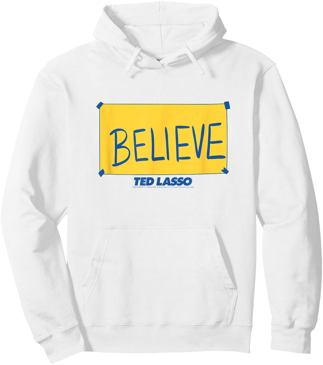 Ted Lasso Believe Sign Hoodie - Hoodie | White