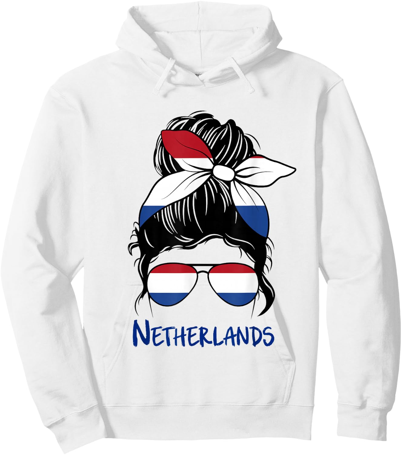 Netherlands Girl Dutch Girl Netherland Woman Flag Hoodie - Hoodie | White