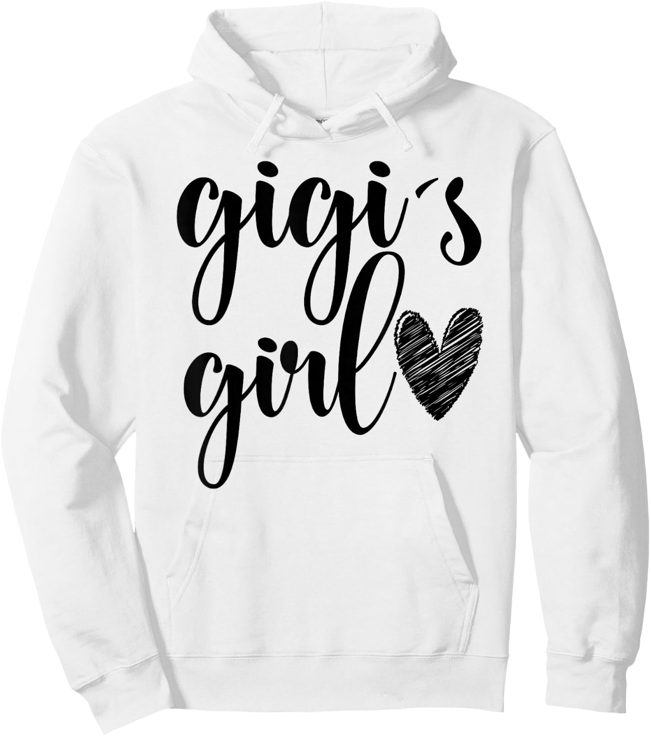 Funny Matching Gigi Girl for Grandma Whit Girl Mother's Day Hoodie - Hoodie | White