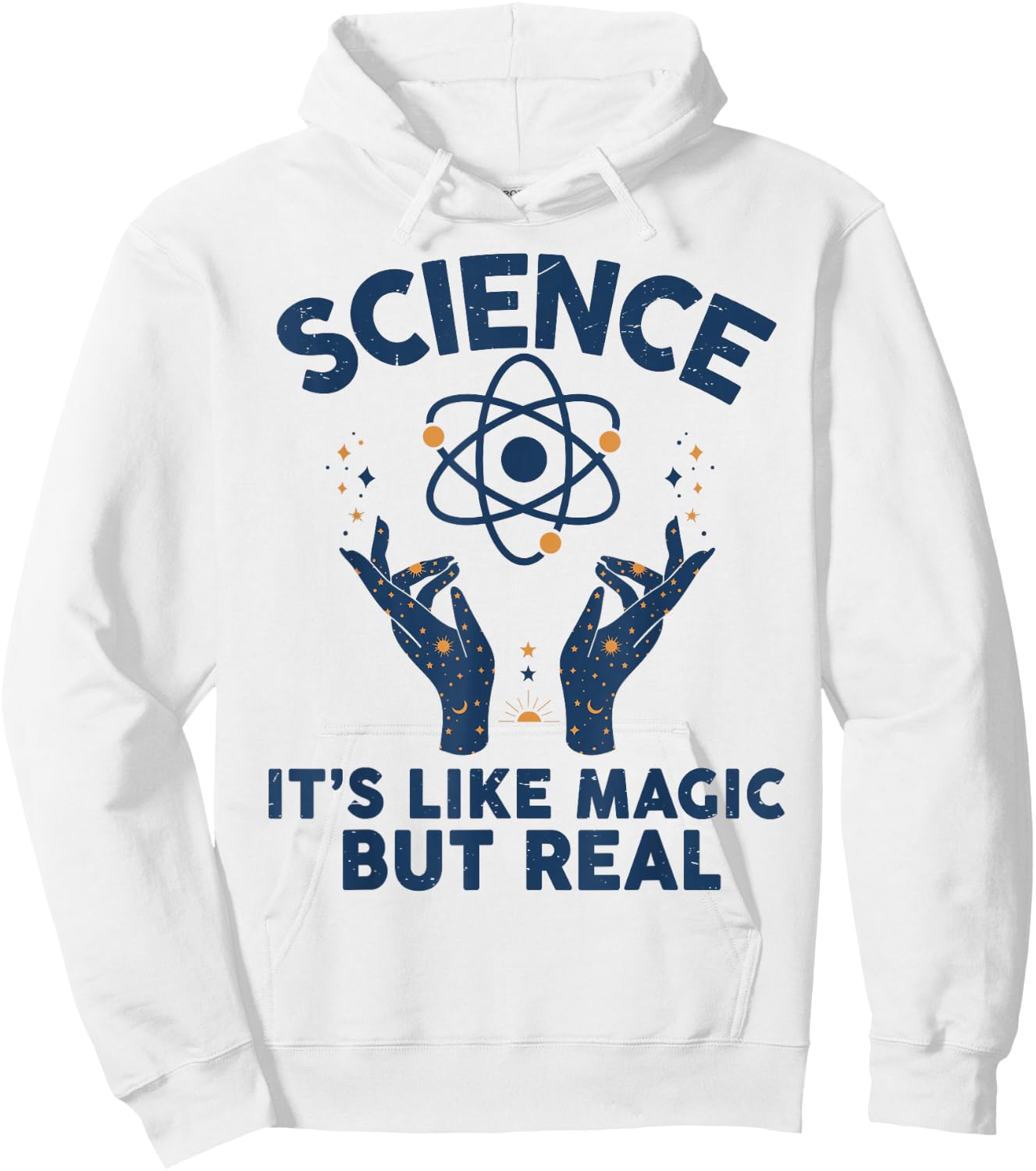 Science its like magic but real shirt Funny science Hoodie - Hoodie | White
