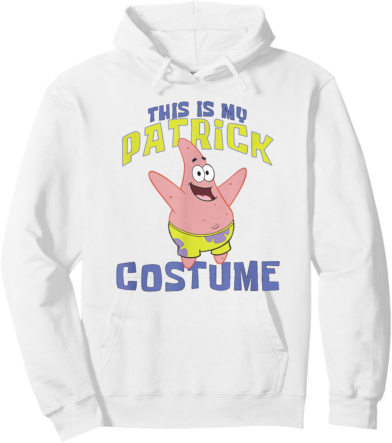 SpongeBob SquarePants Halloween This Is My Patrick Costume Hoodie - Hoodie | White