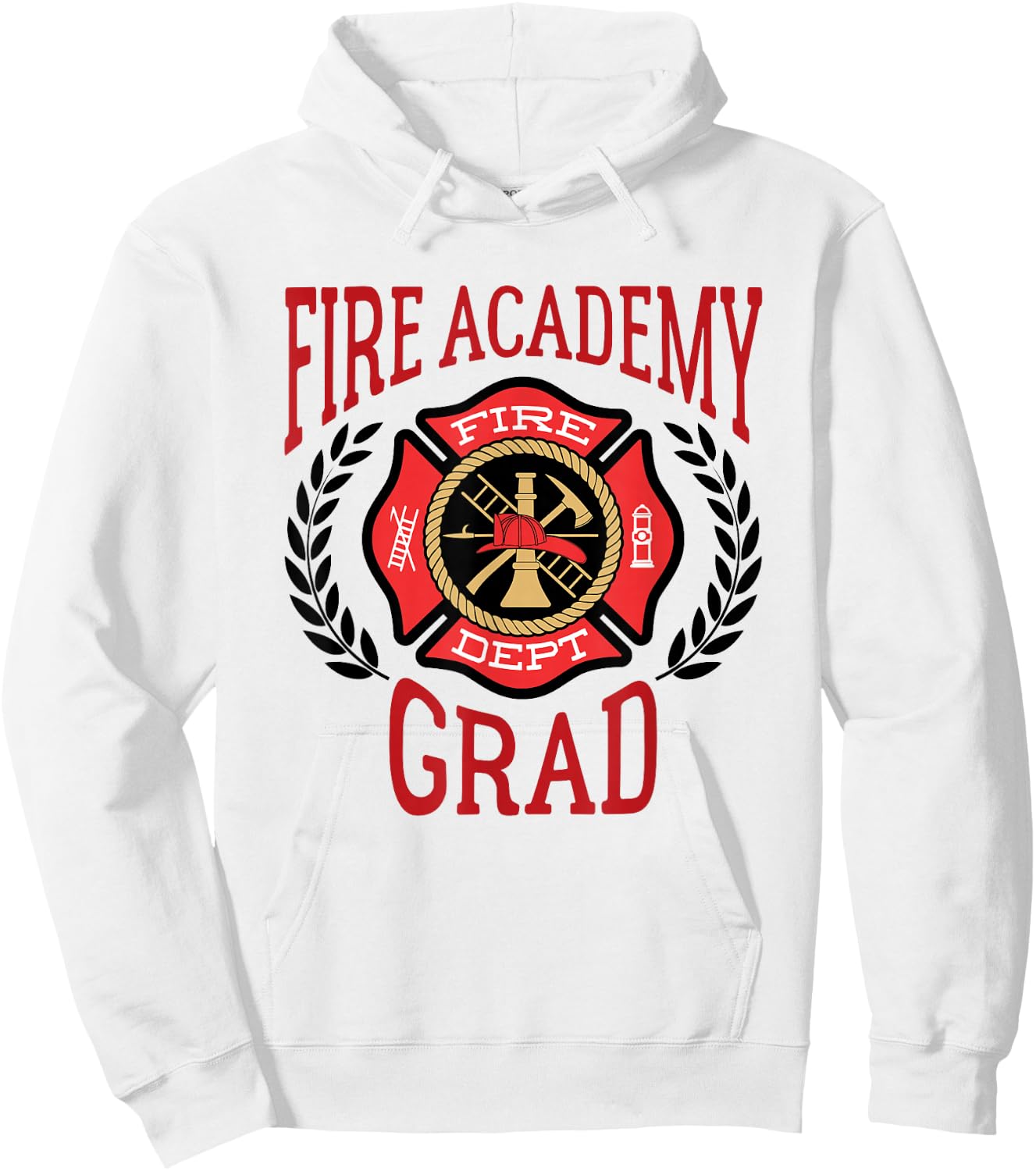 Fire Graduation - Fire Academy Grad Hoodie - Hoodie | White