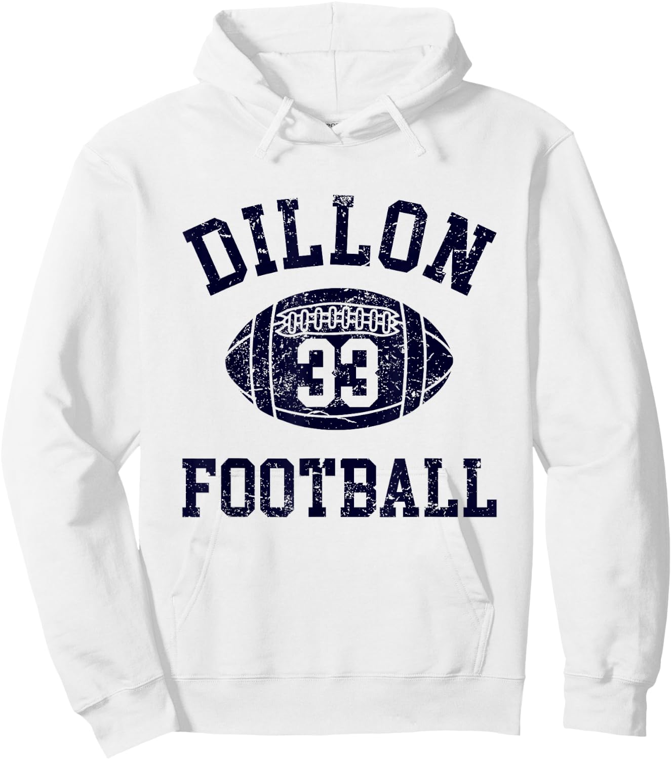 Friday Night Sport Fan Riggins Rigs Dillon 33 Football Hoodie - Hoodie | White