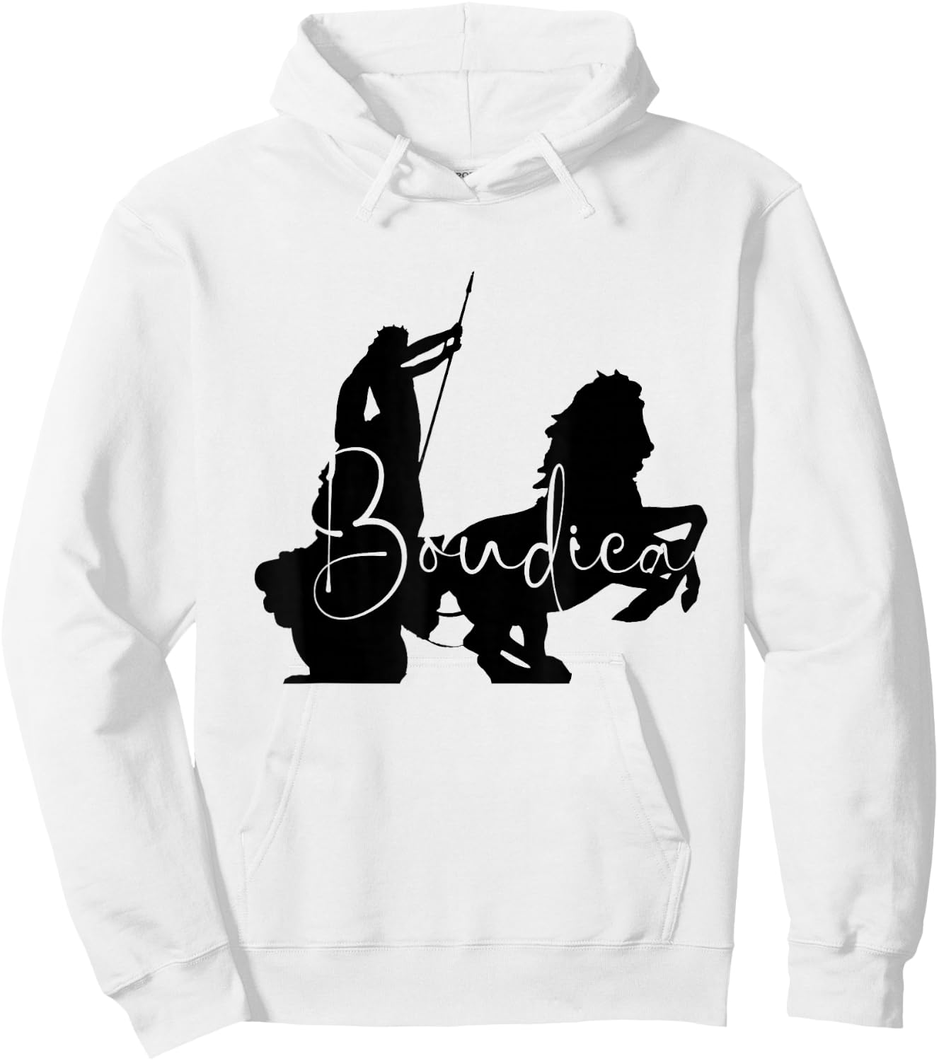 Queen Boudica by MolinArt Hoodie - Hoodie | White