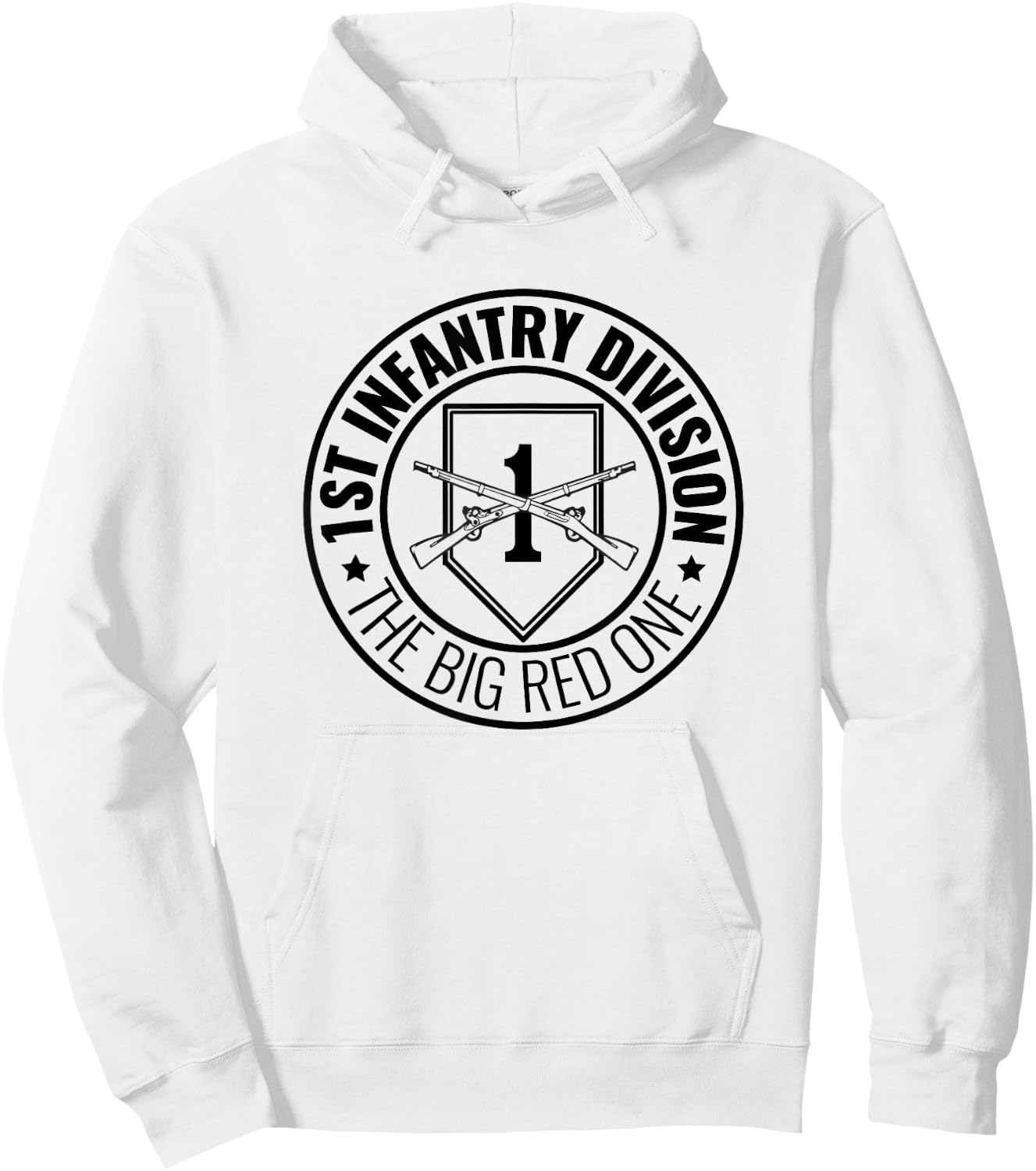 Big Red One 1st Infantry Division T Shirt 20556 Hoodie - Hoodie | White