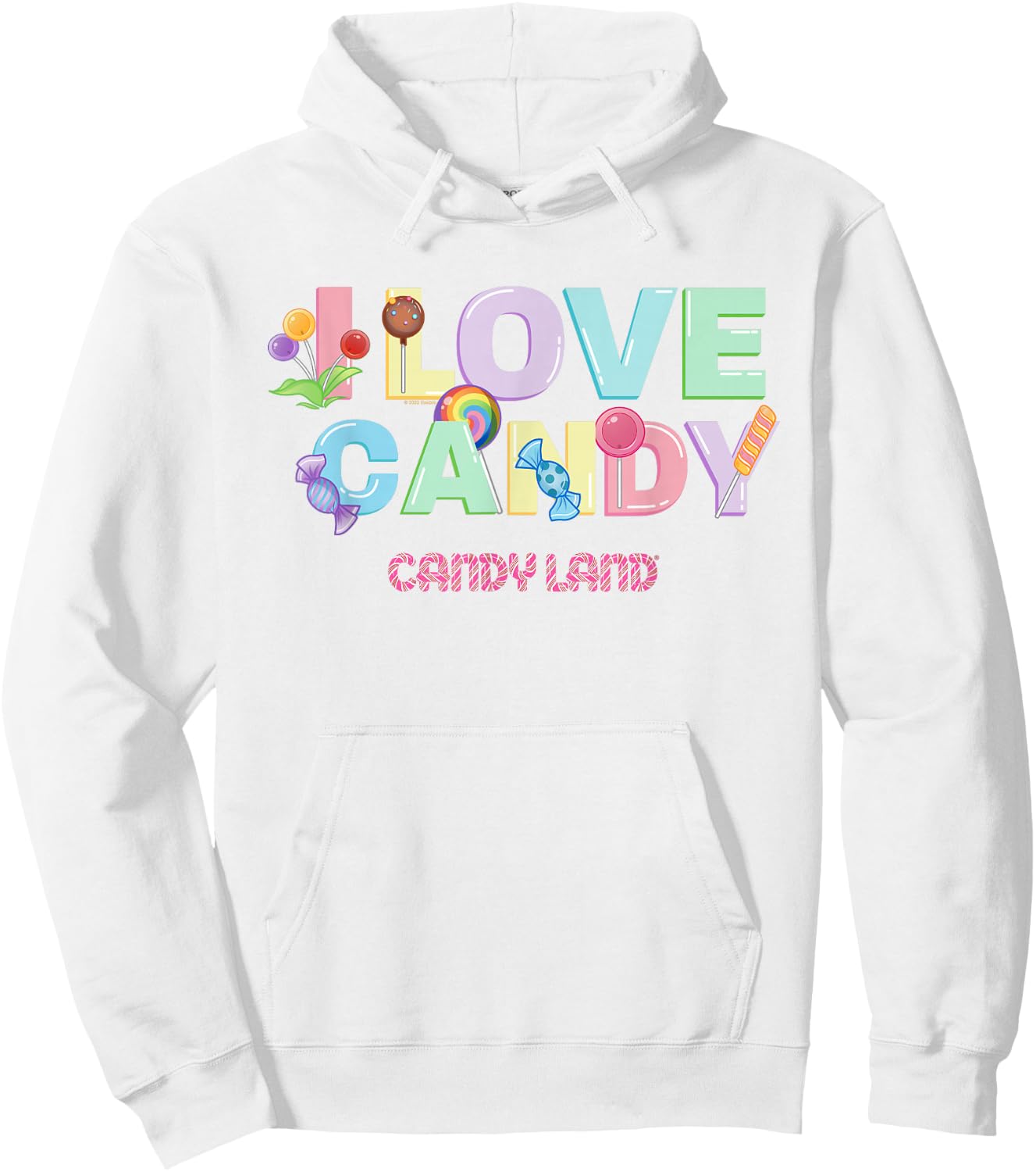 Candy Land I Love Candy Hoodie - Hoodie | White