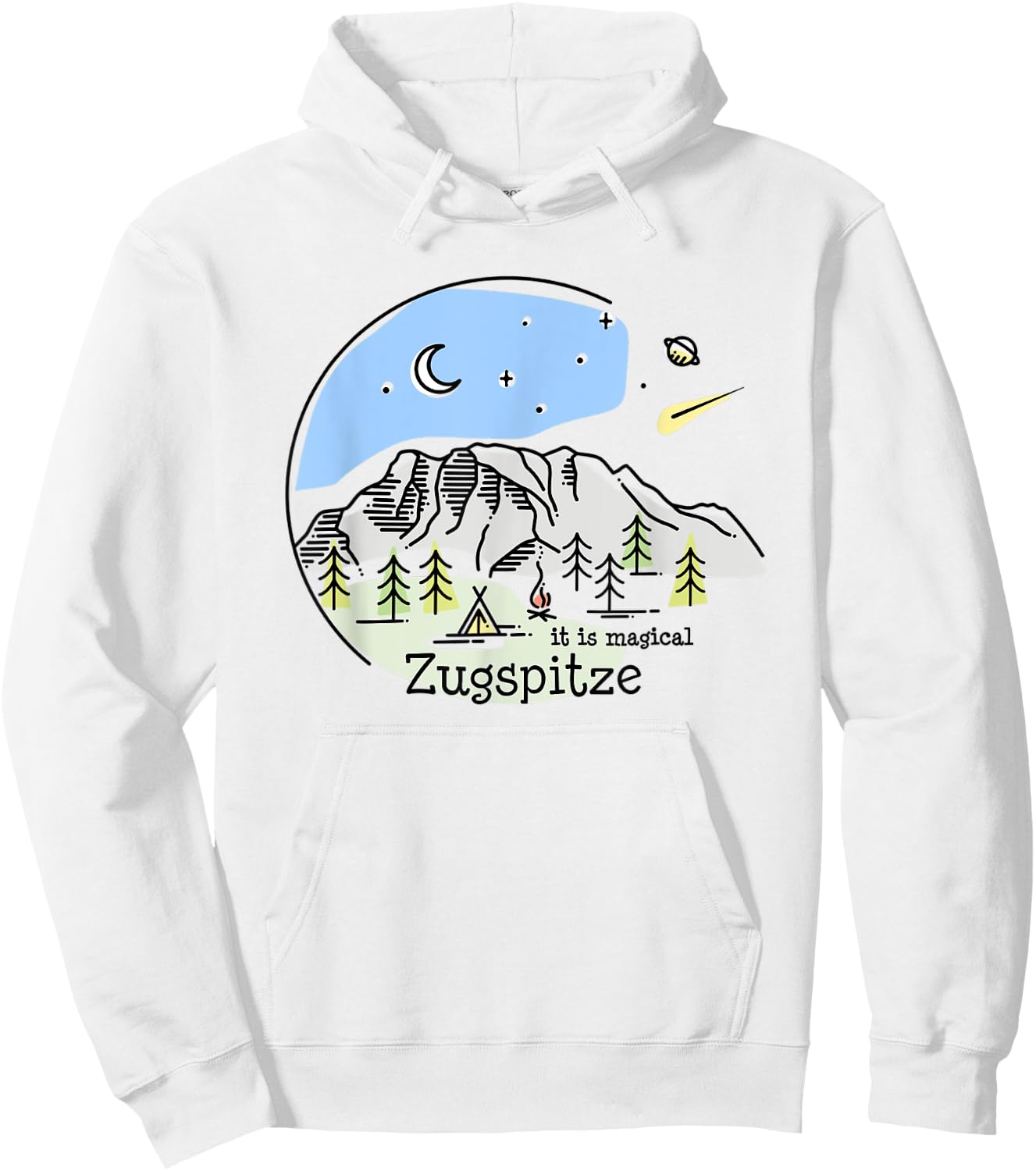 Zugspitze Garmisch Partenkirchen Bavaria Hiking Souvenir Hoodie - Hoodie | White