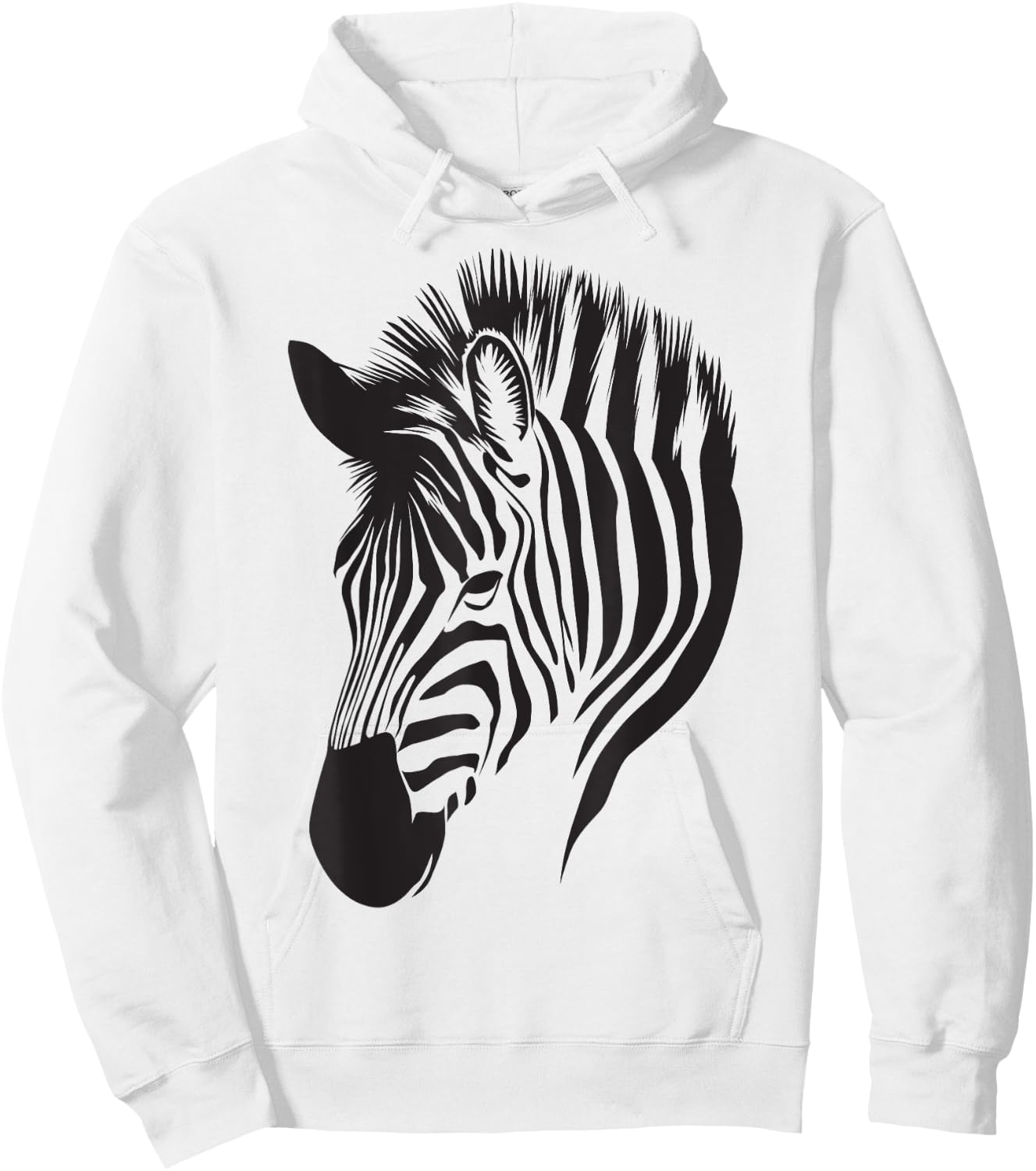Cool Mountain Zebra - Great Gift Animal Lovers Hoodie - Hoodie | White