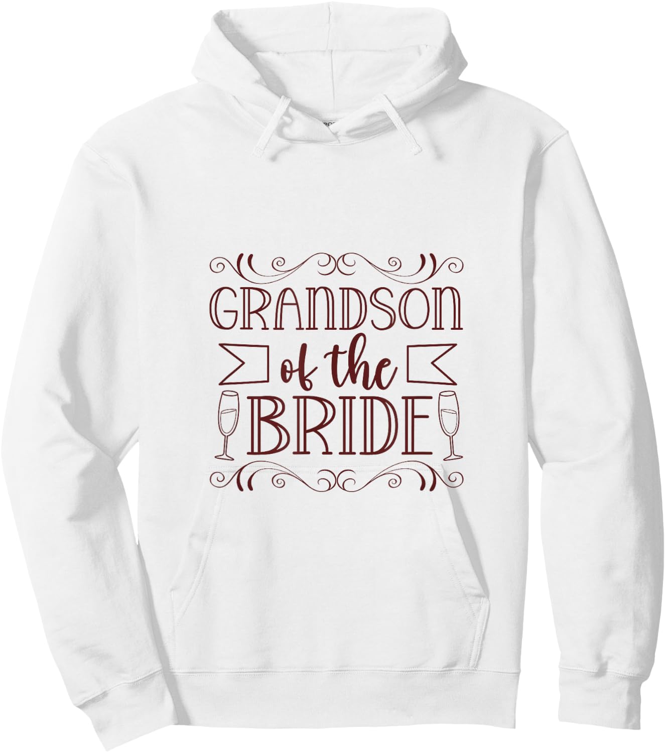 Wedding - Grandson of the Bride Hoodie - Hoodie | White