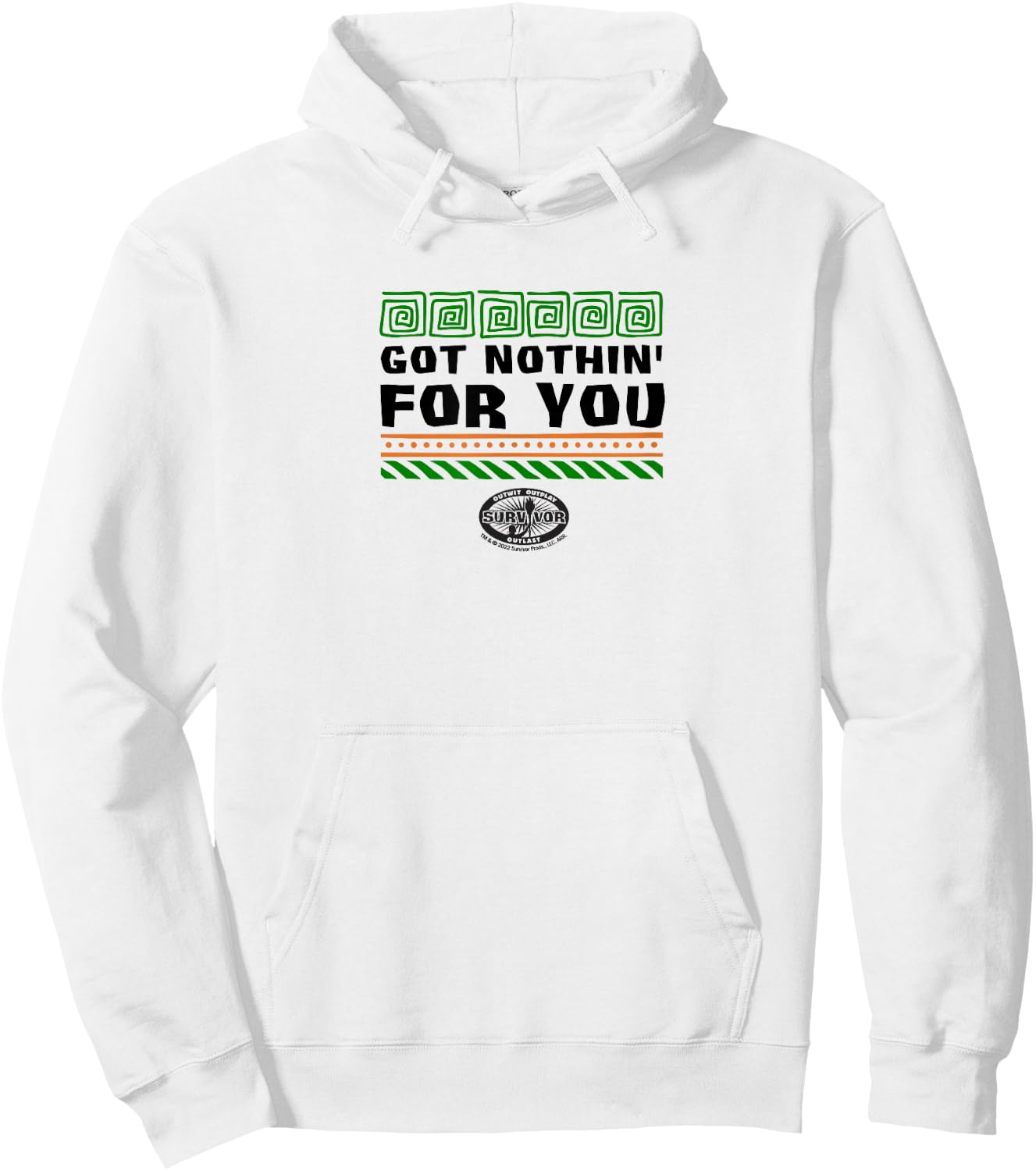 Got Nothin' For You Hoodie - Hoodie | White