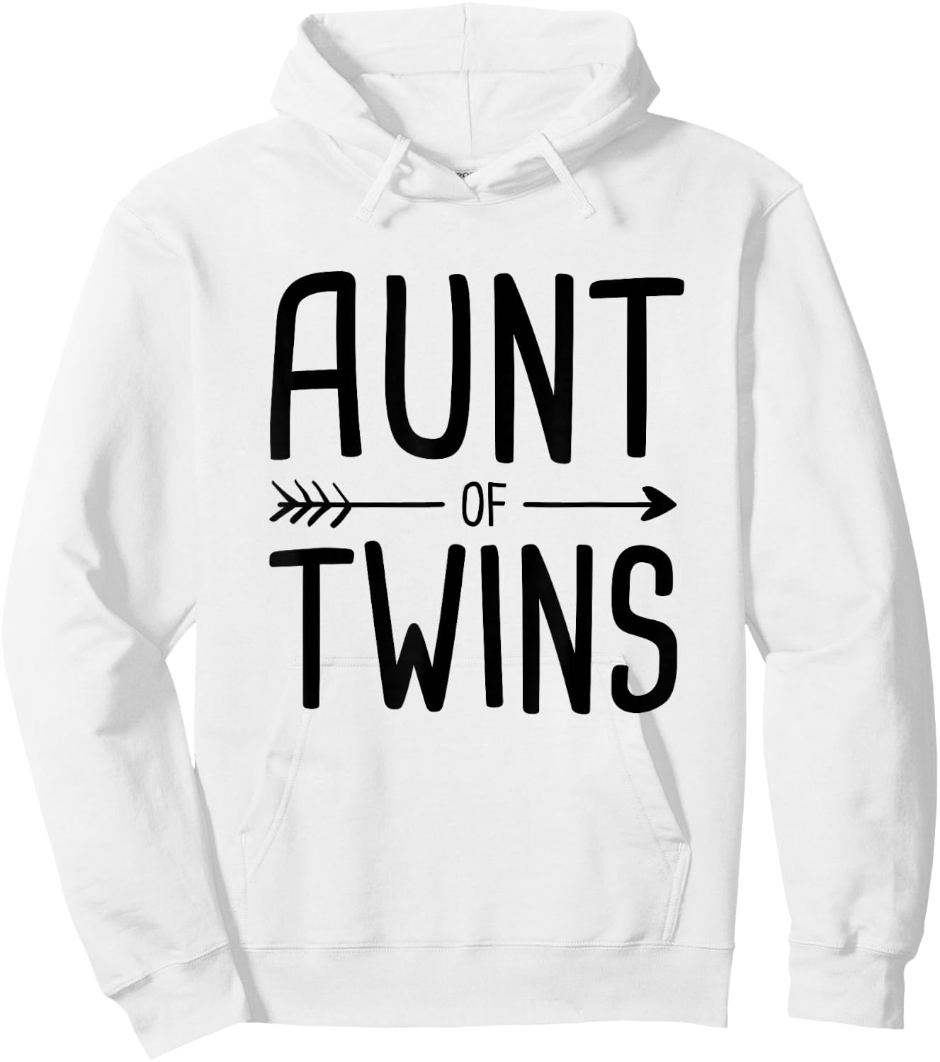 Aunt of Twins Hoodie - Hoodie | White