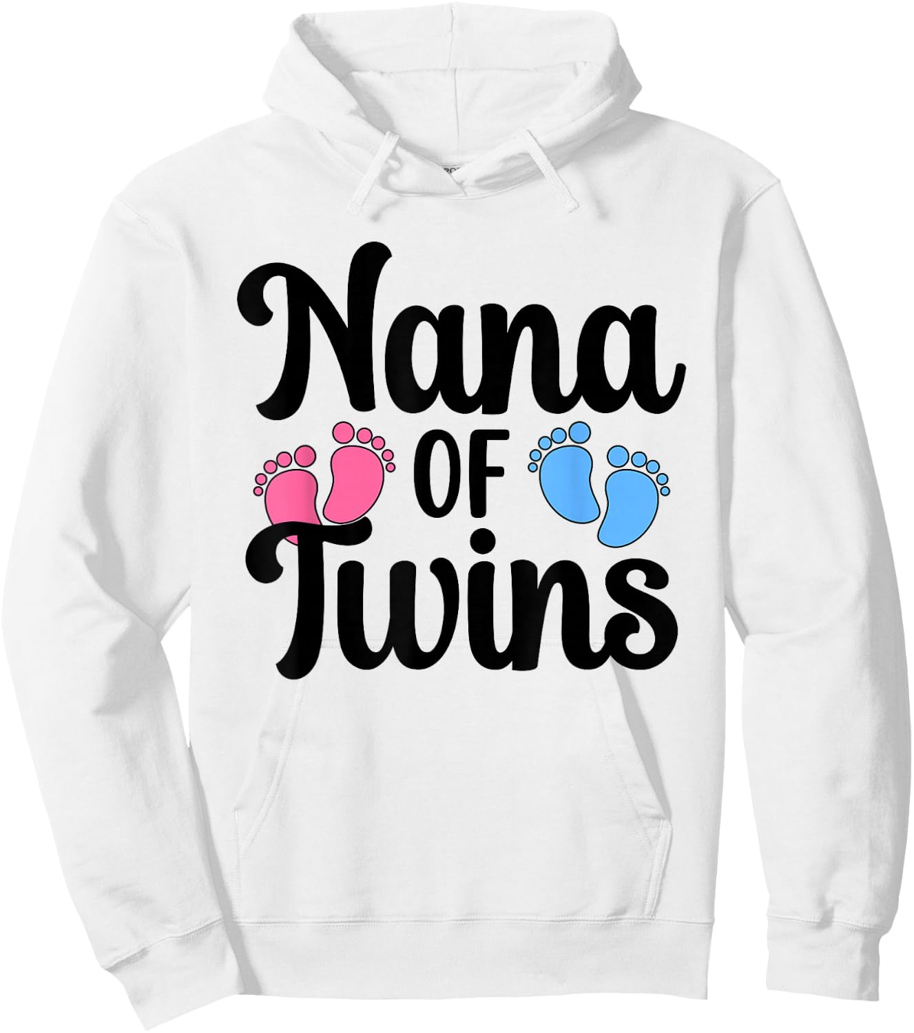 Nana Of Twins Proud Twin Nana Grandma Hoodie - Hoodie | White